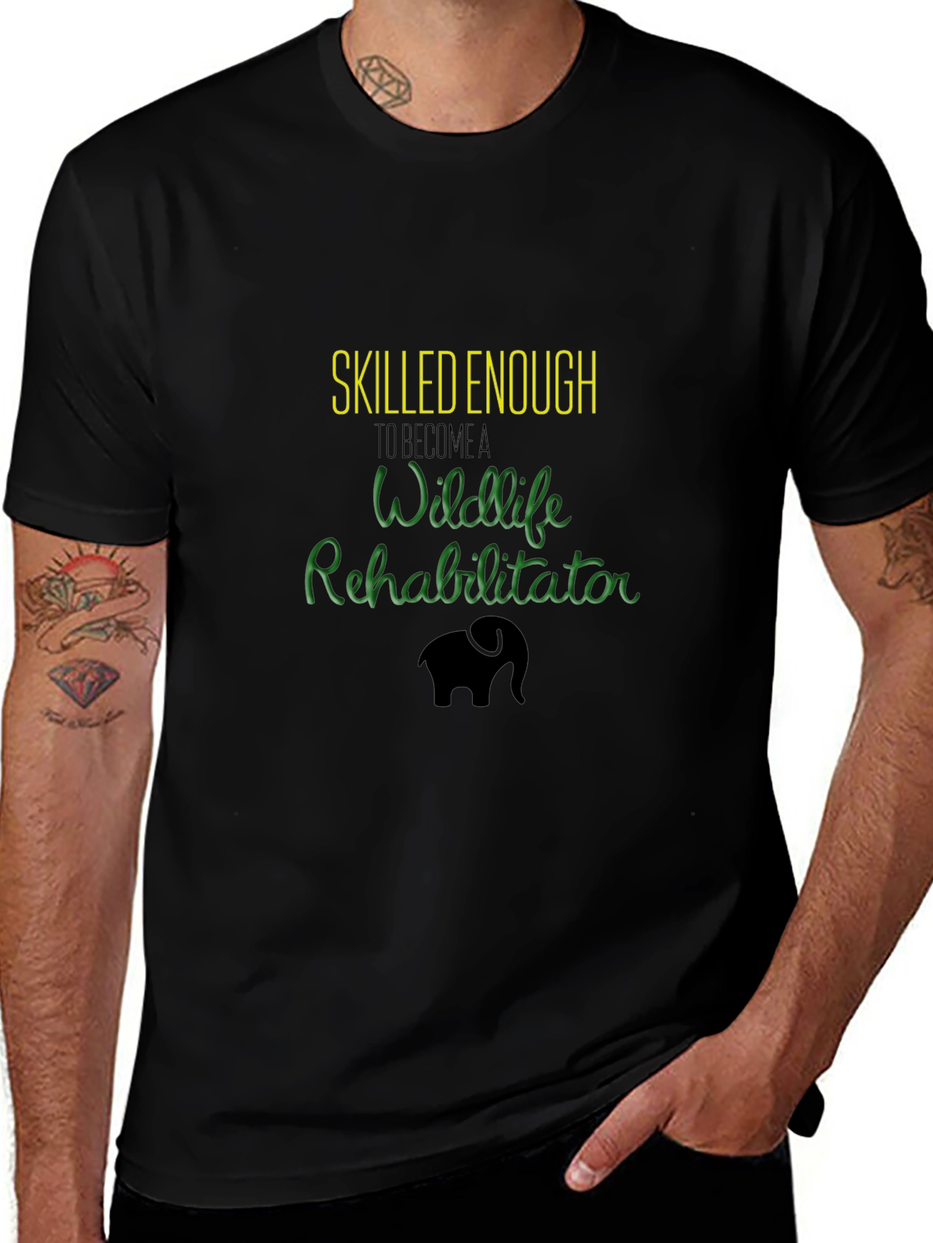 Wildlife Rehab T-Shirt - Skilled Enough Design