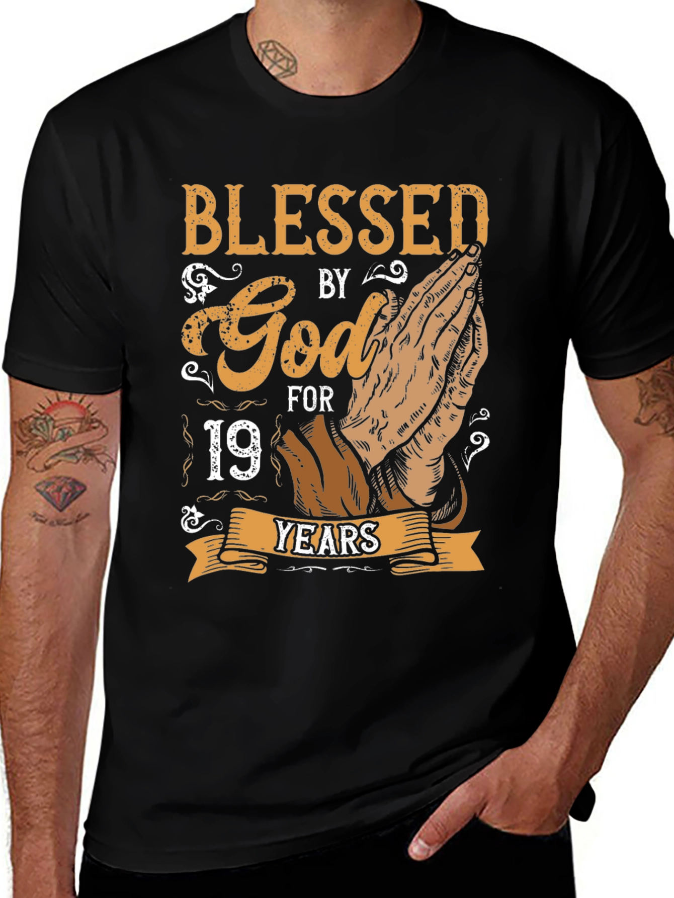 Blessed by God 19 Years T-Shirt