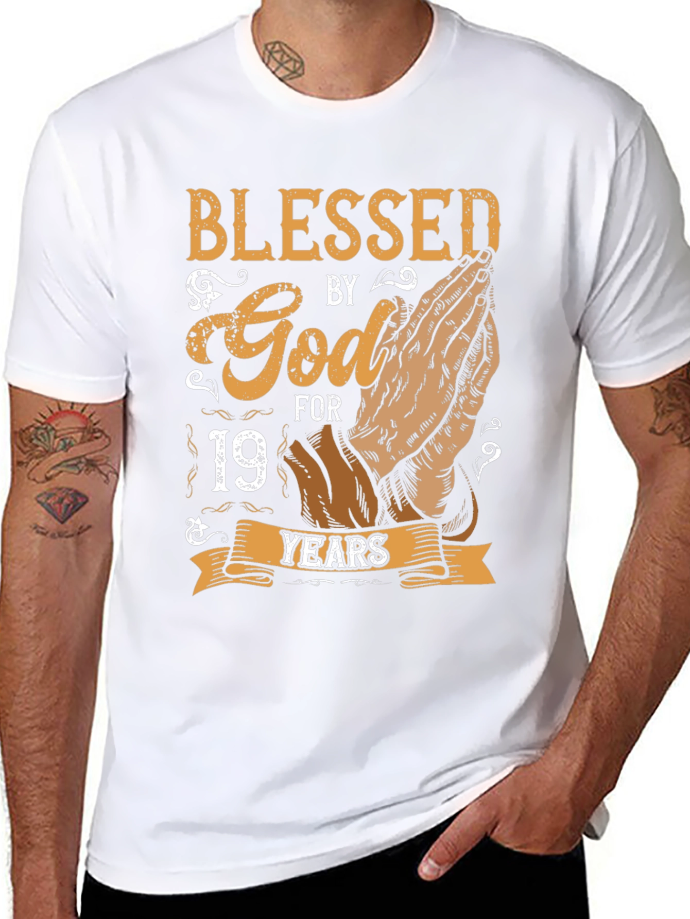 Blessed by God 19 Years T-Shirt