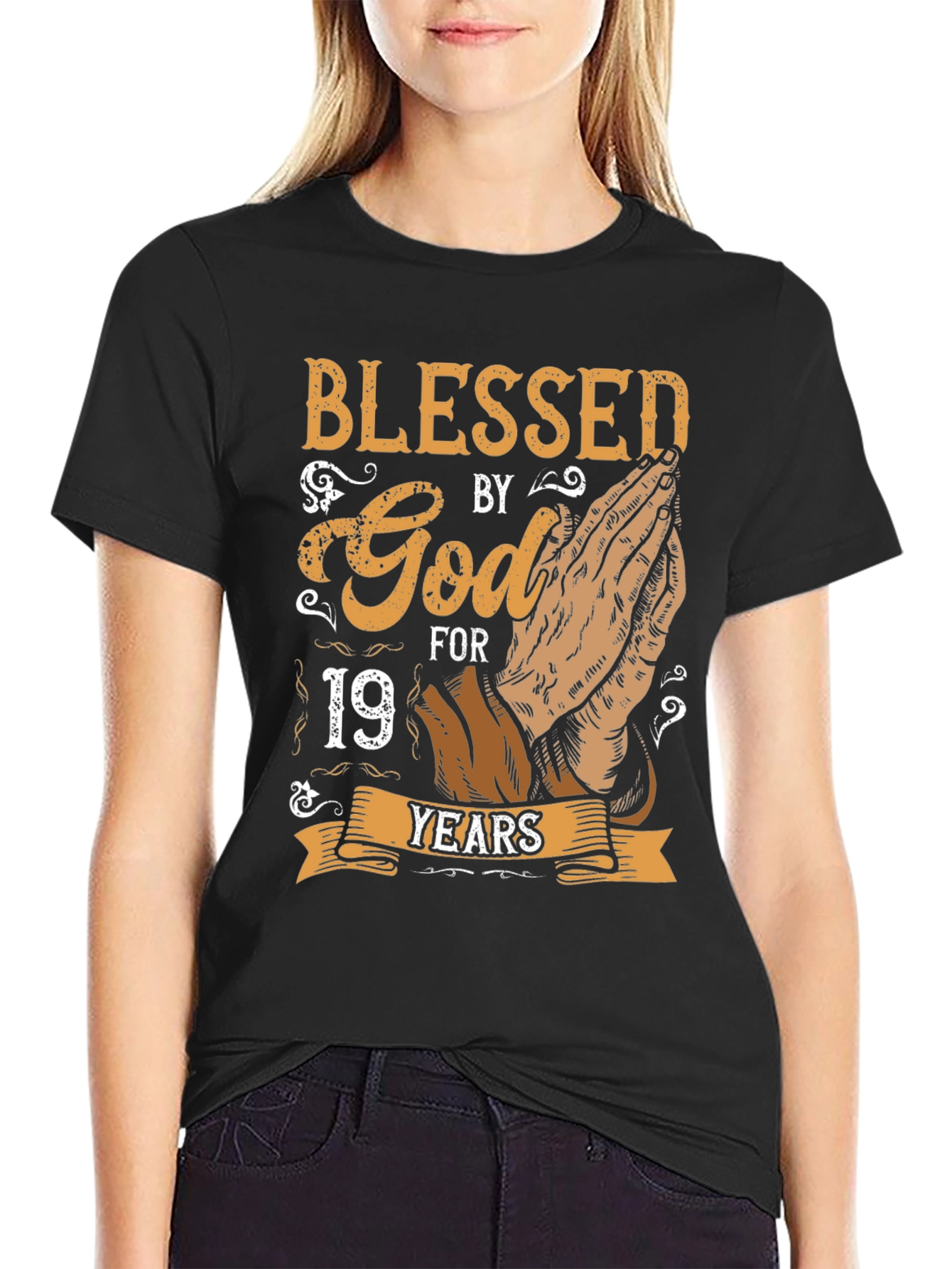 Blessed by God 19 Years T-Shirt