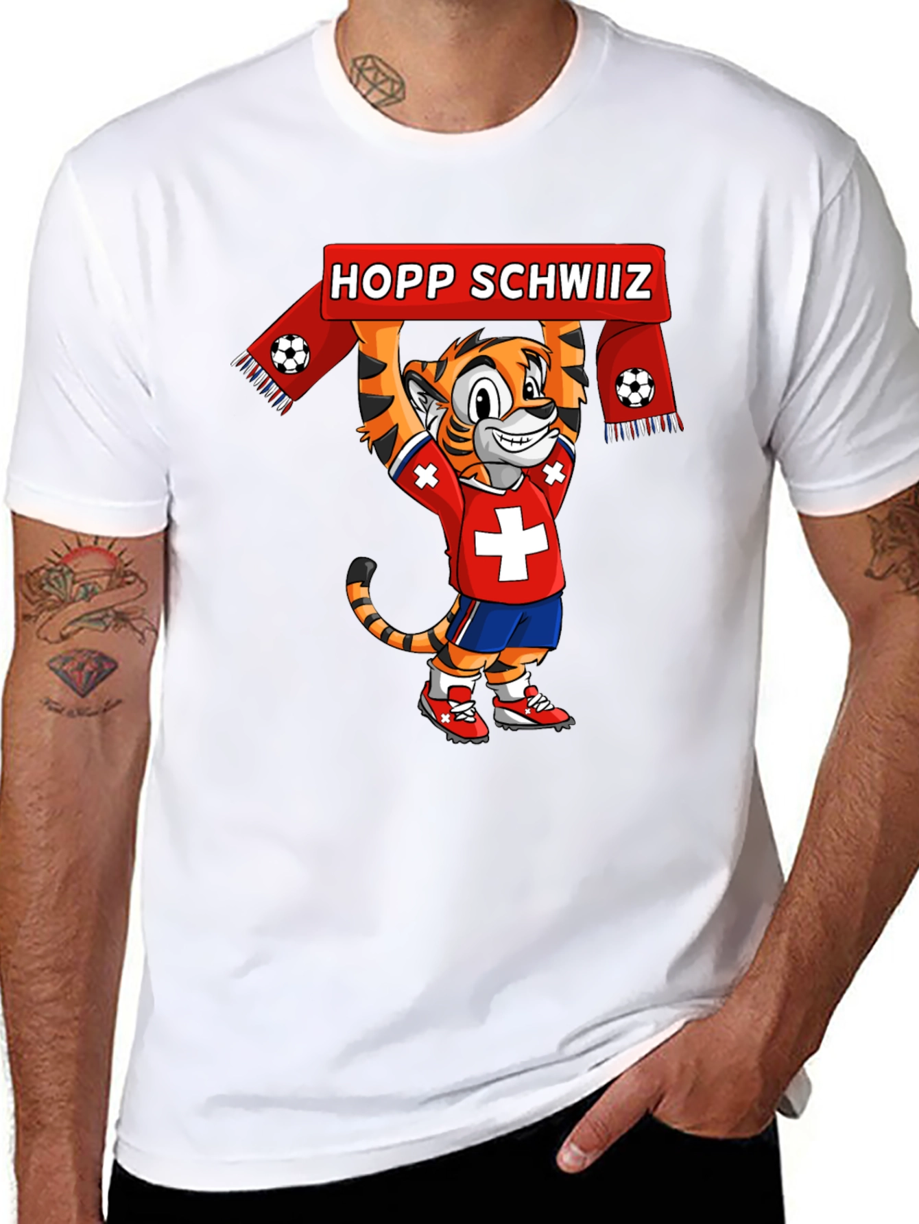 Hopp Schwiiz Tiger T-Shirt
