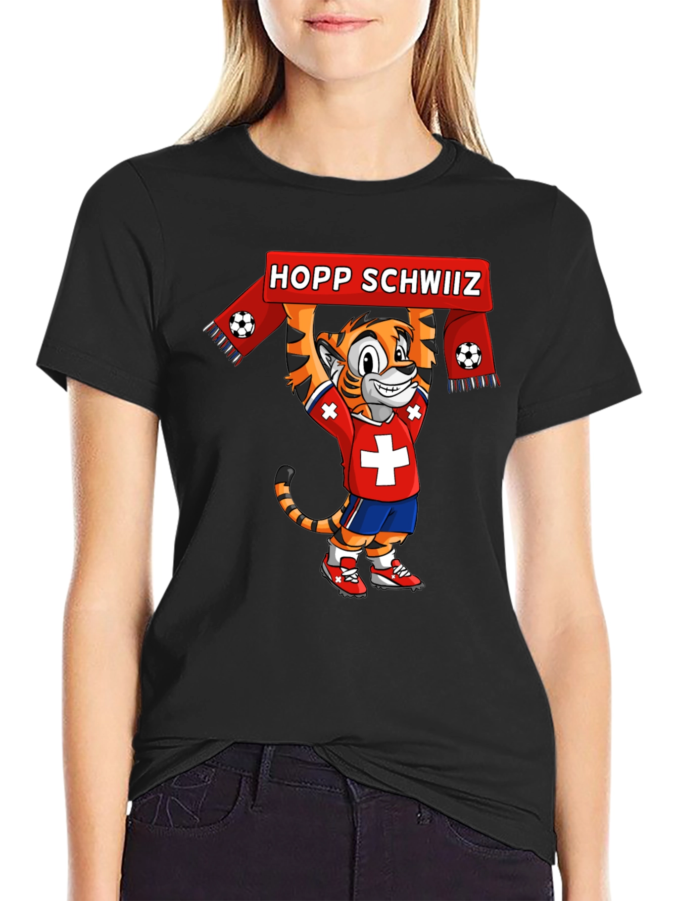 Hopp Schwiiz Tiger T-Shirt