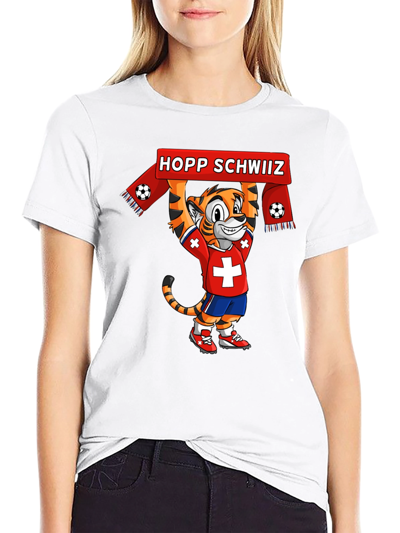 Hopp Schwiiz Tiger T-Shirt