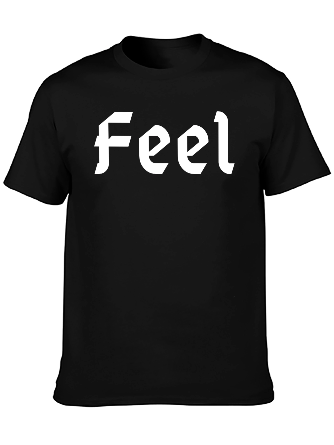 Feel Graphic Black T-Shirt