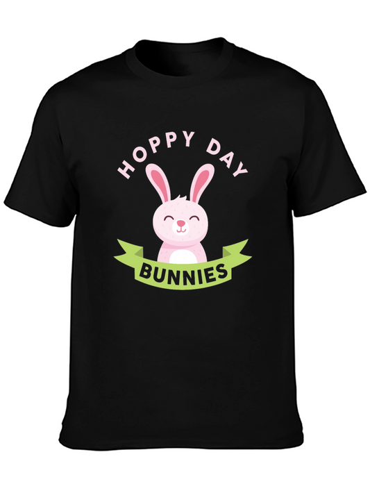Hoppy Day Bunnies T-Shirt - Cute Easter Tee