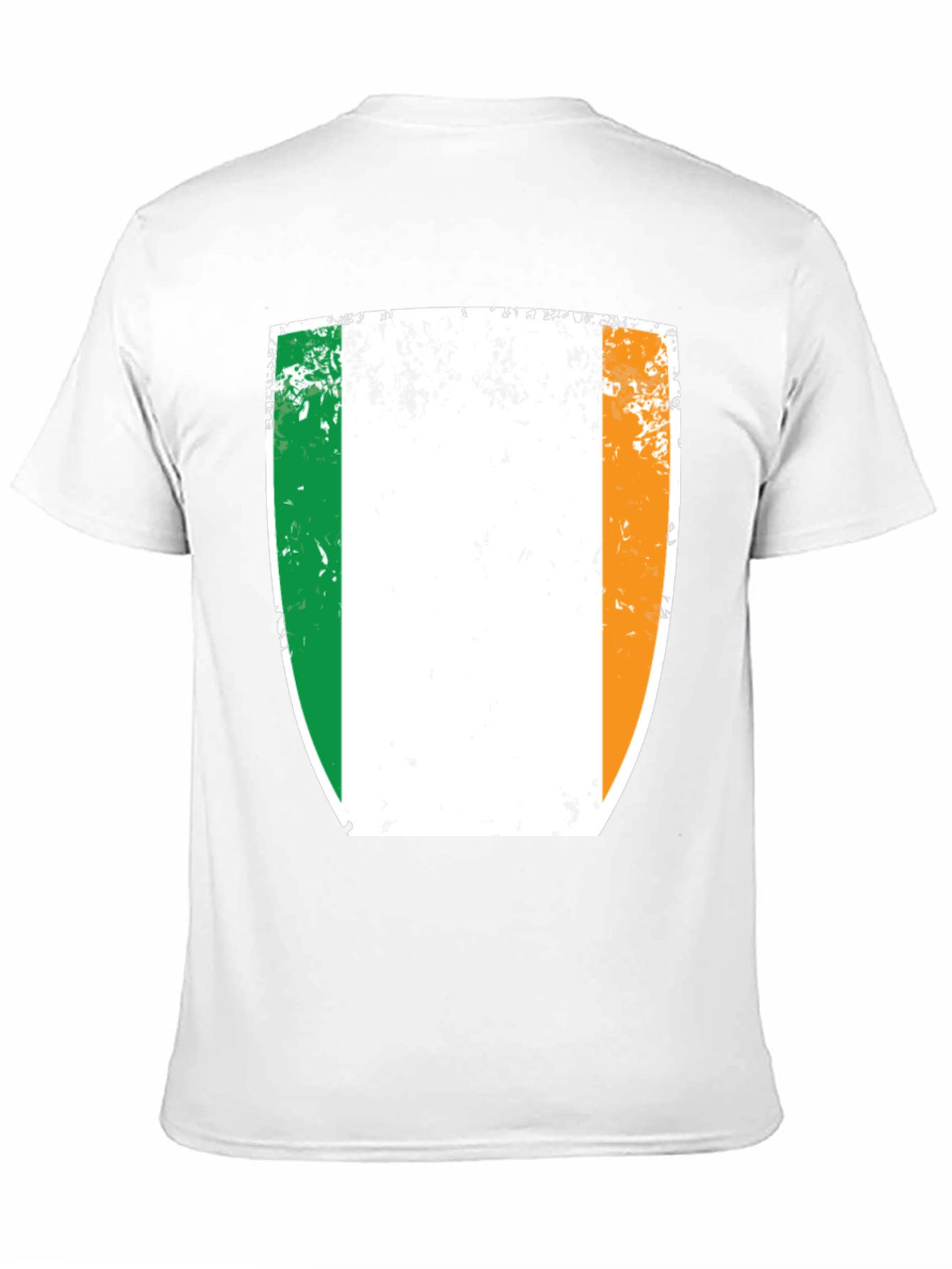 Irish Flag Shield Black T-Shirt