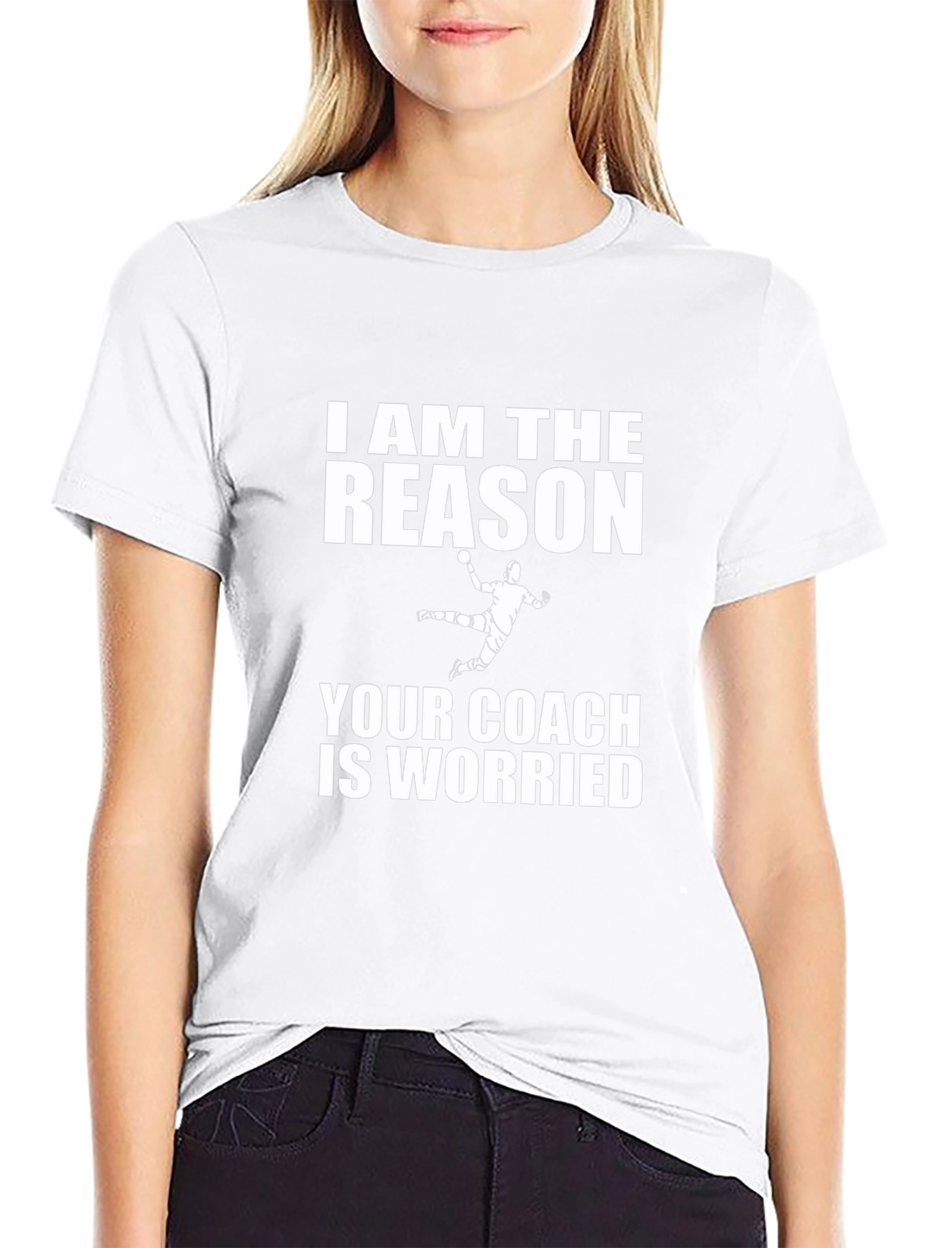 I AM THE REASON T-Shirt - Handball Player Tee