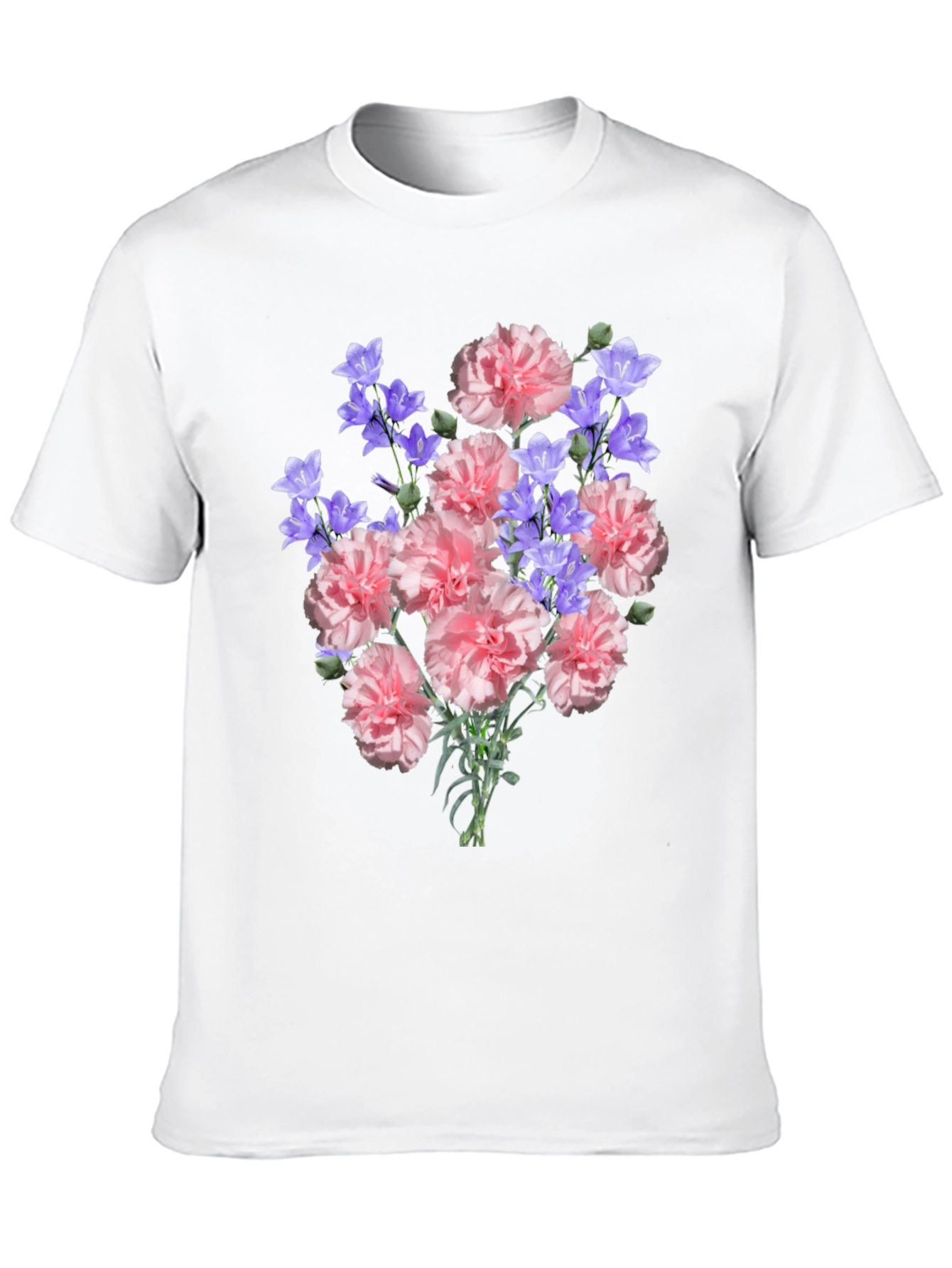 Floral Bouquet Graphic T-Shirt - Black