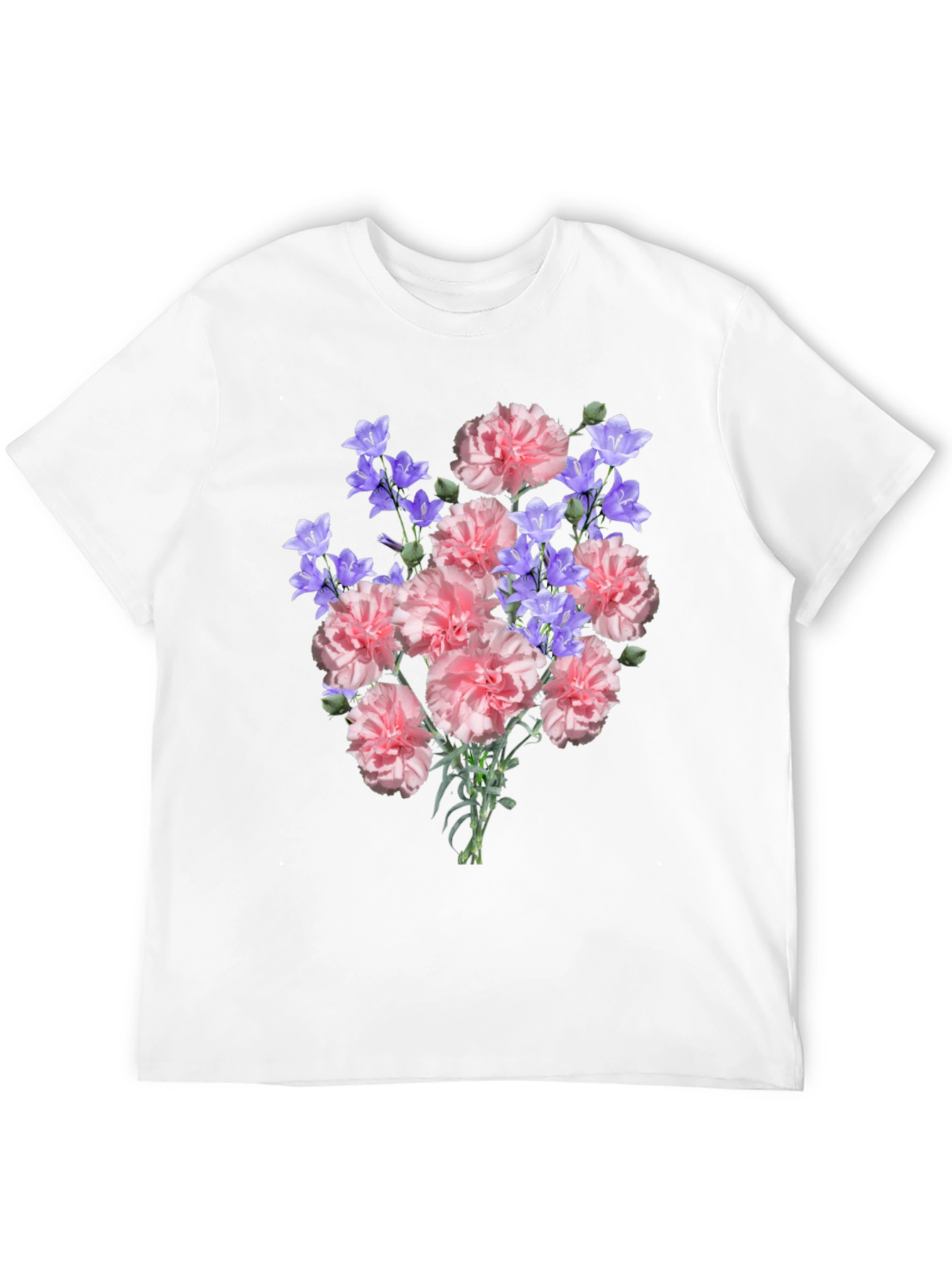 Floral Bouquet Graphic T-Shirt - Black