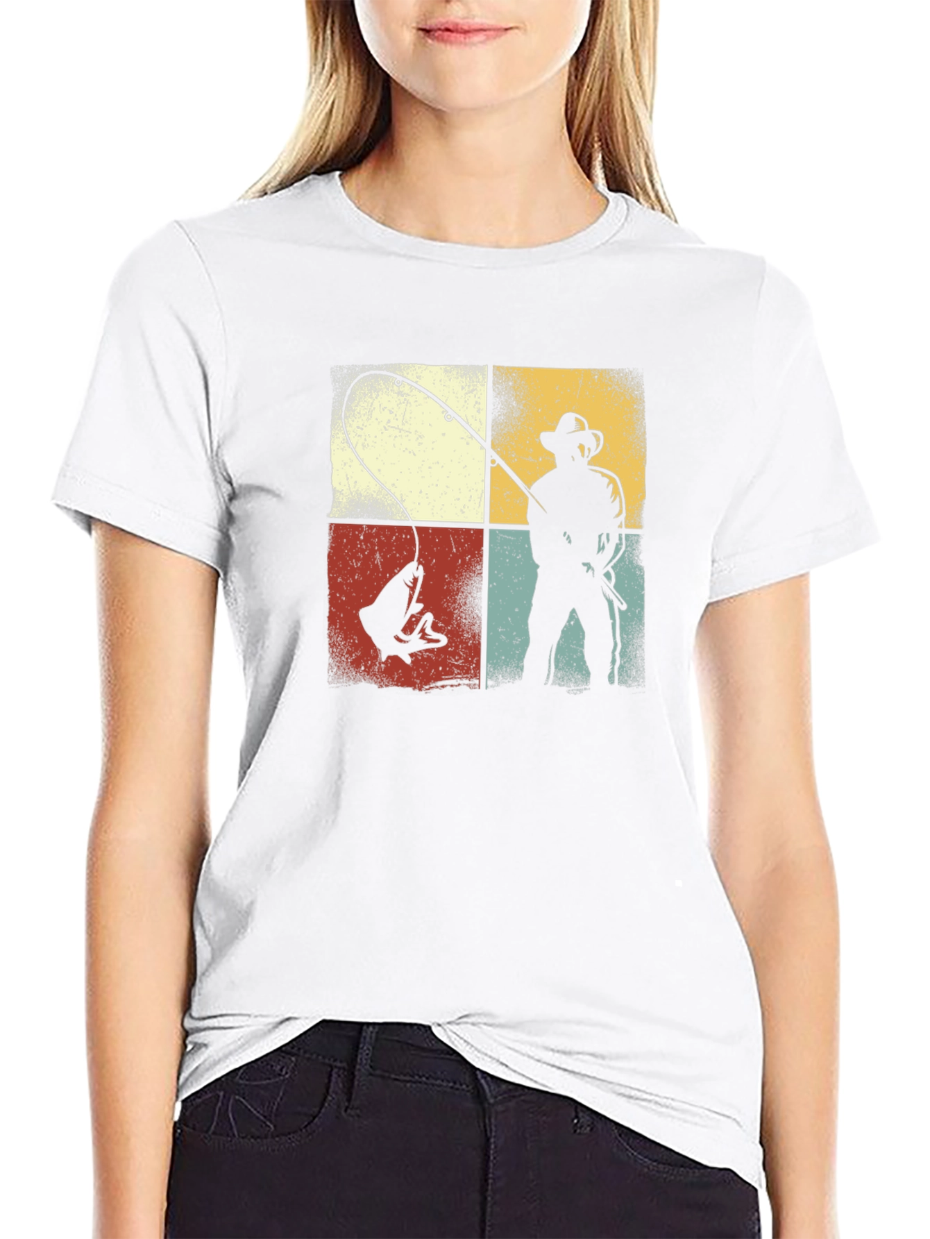 Retro Fishing Graphic T-Shirt