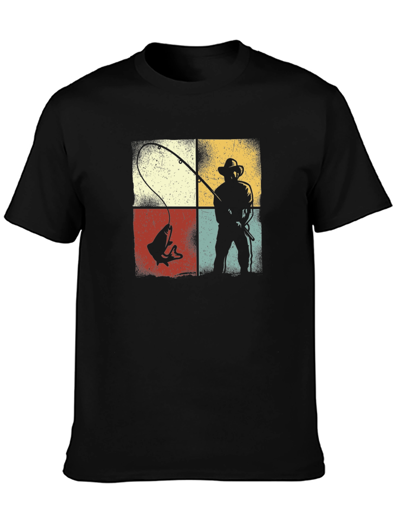 Retro Fishing Graphic T-Shirt