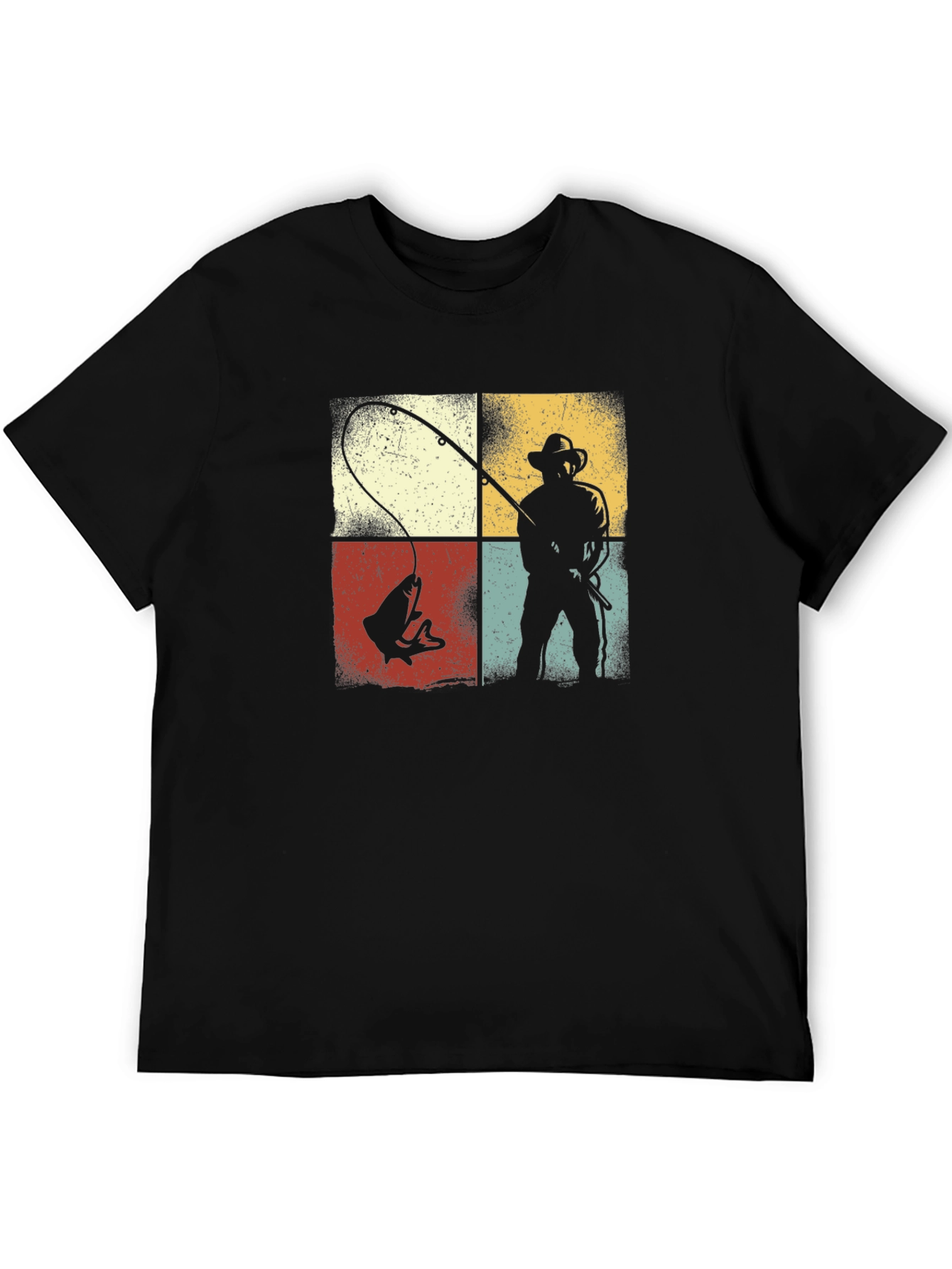 Retro Fishing Graphic T-Shirt