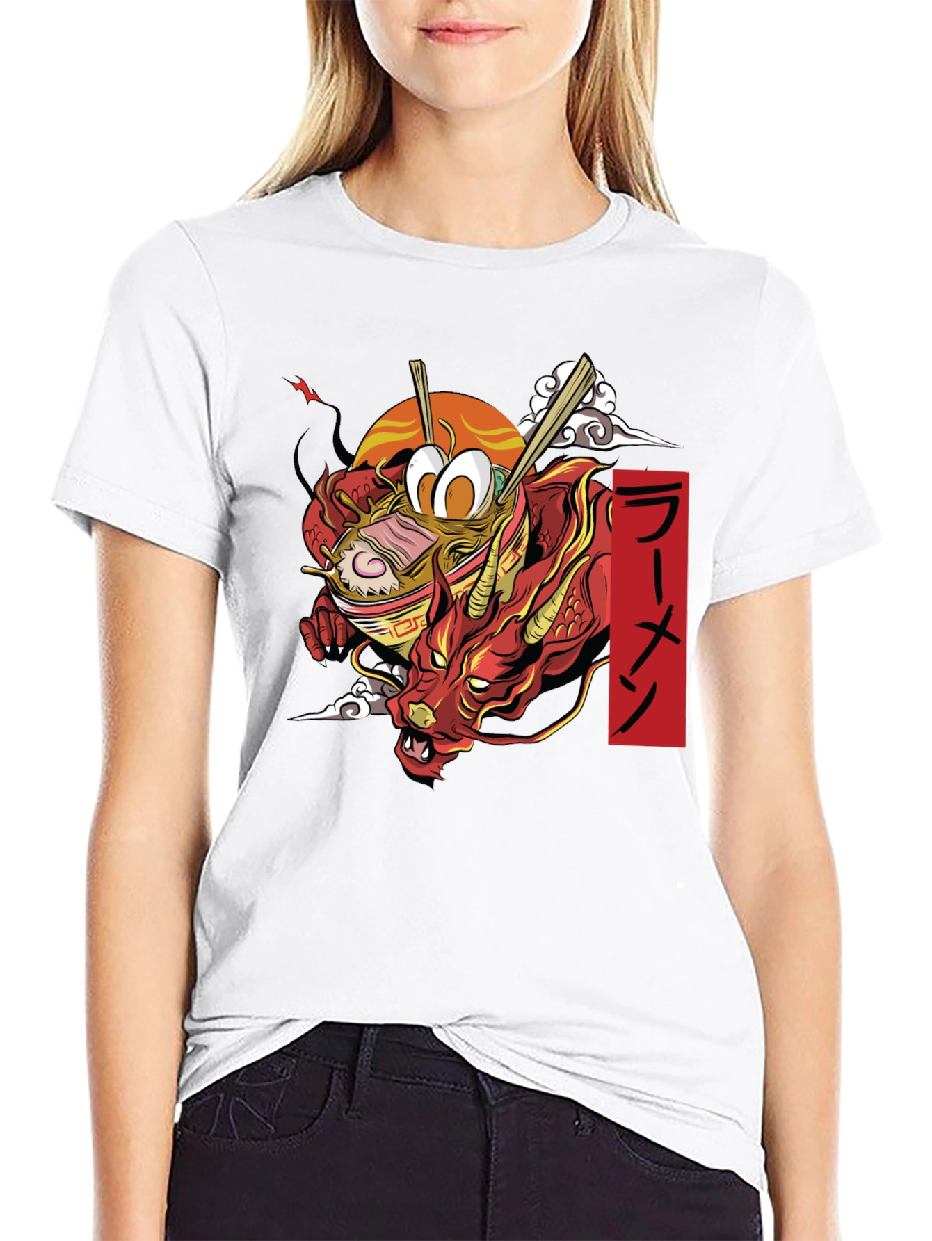 Ramen Dragon Graphic T-Shirt