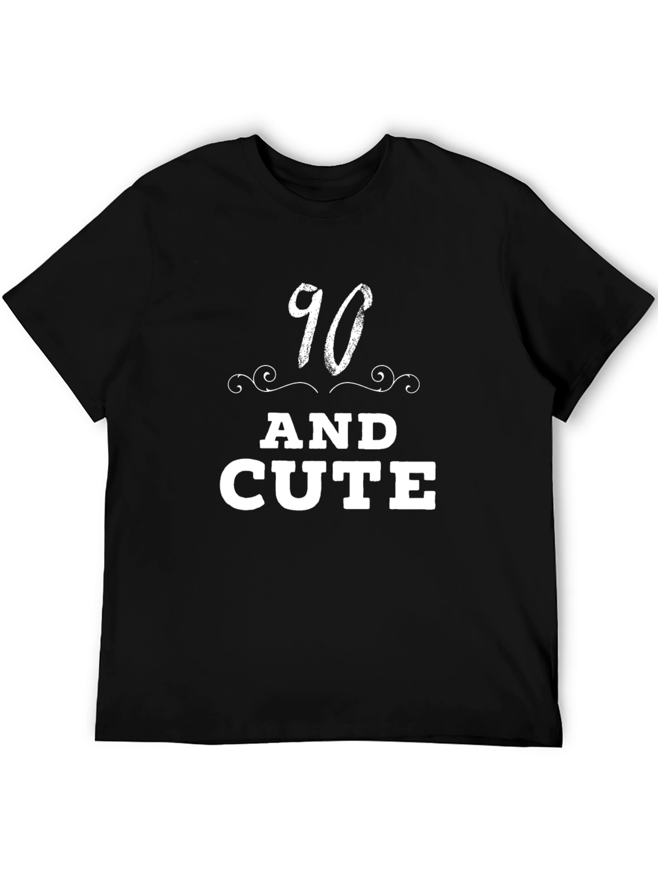 90 and Cute Graphic Tee Shirt
