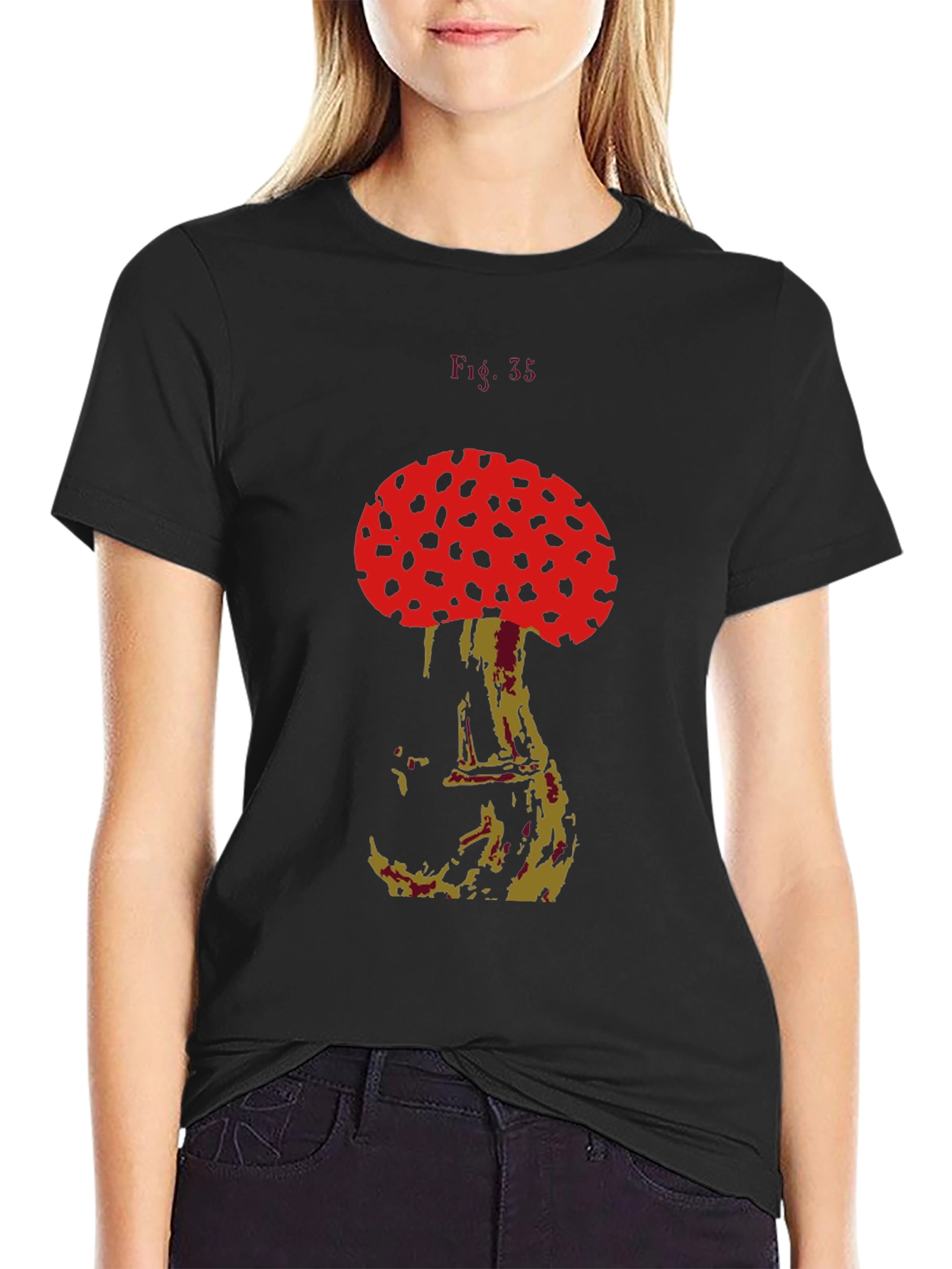 Mushroom Graphic Tee - Unique Design