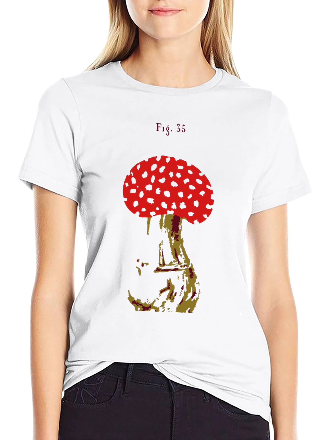 Mushroom Graphic Tee - Unique Design