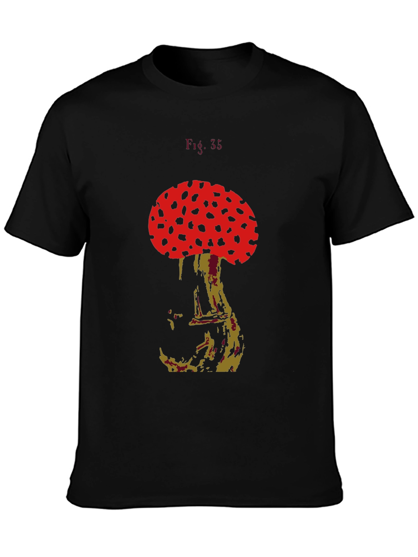 Mushroom Graphic Tee - Unique Design