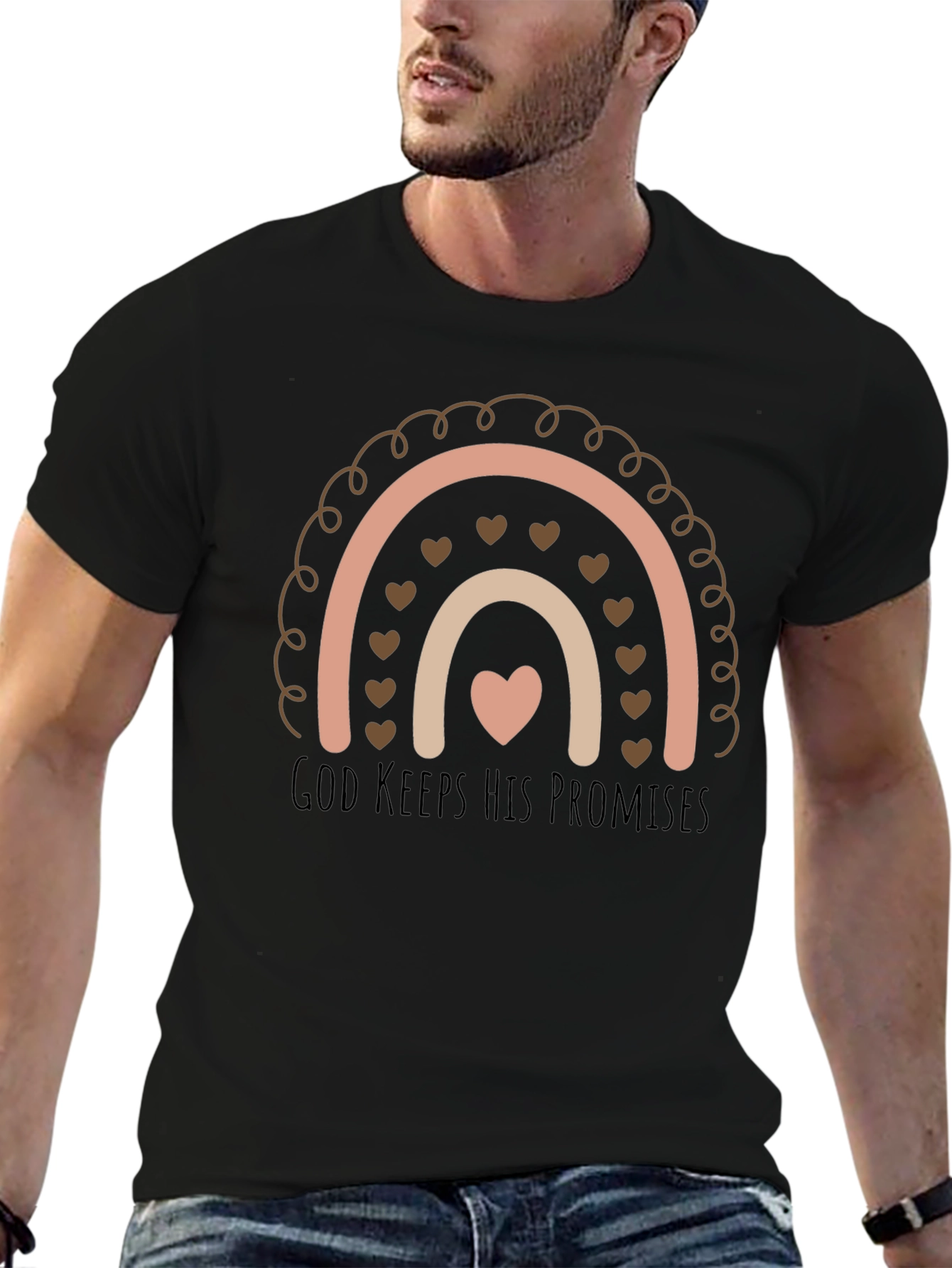 God Keeps His Promises Rainbow T-Shirt