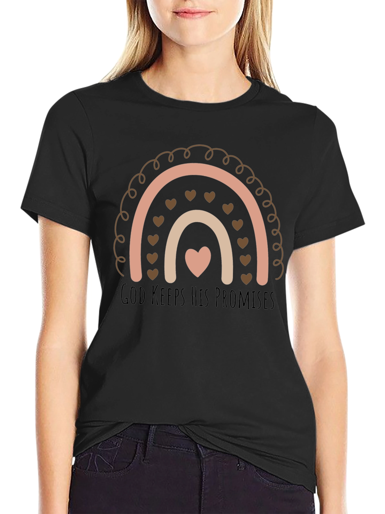 God Keeps His Promises Rainbow T-Shirt