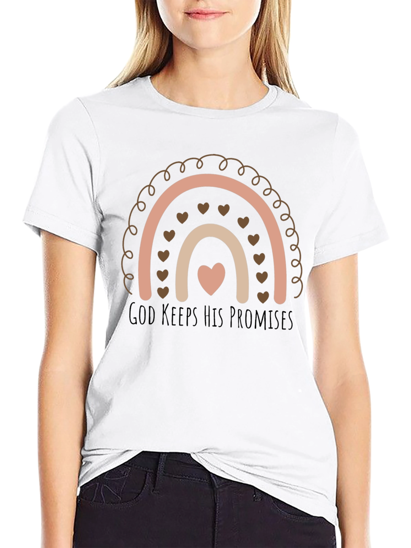 God Keeps His Promises Rainbow T-Shirt
