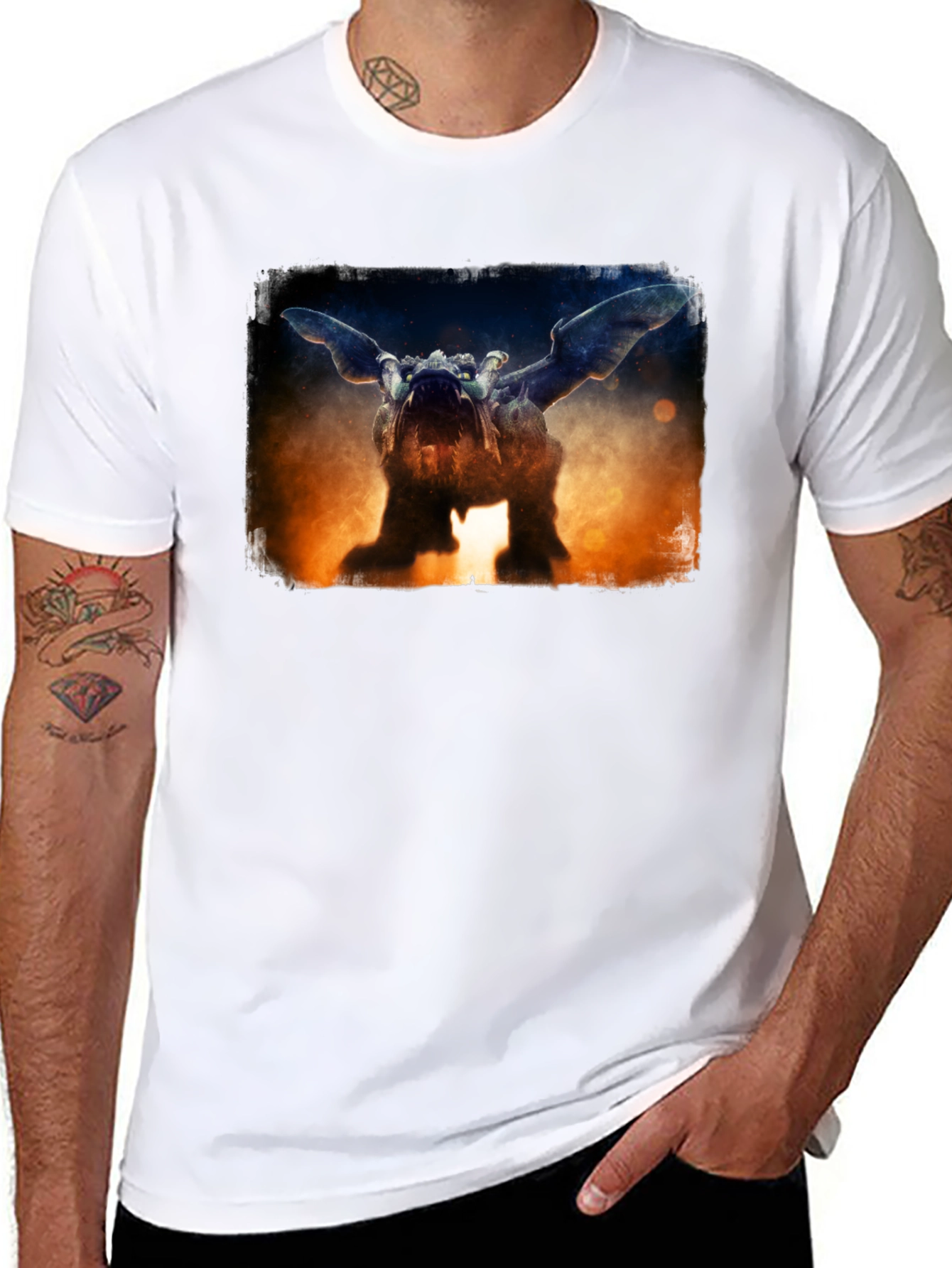 Gargoyle Graphic Black T-Shirt
