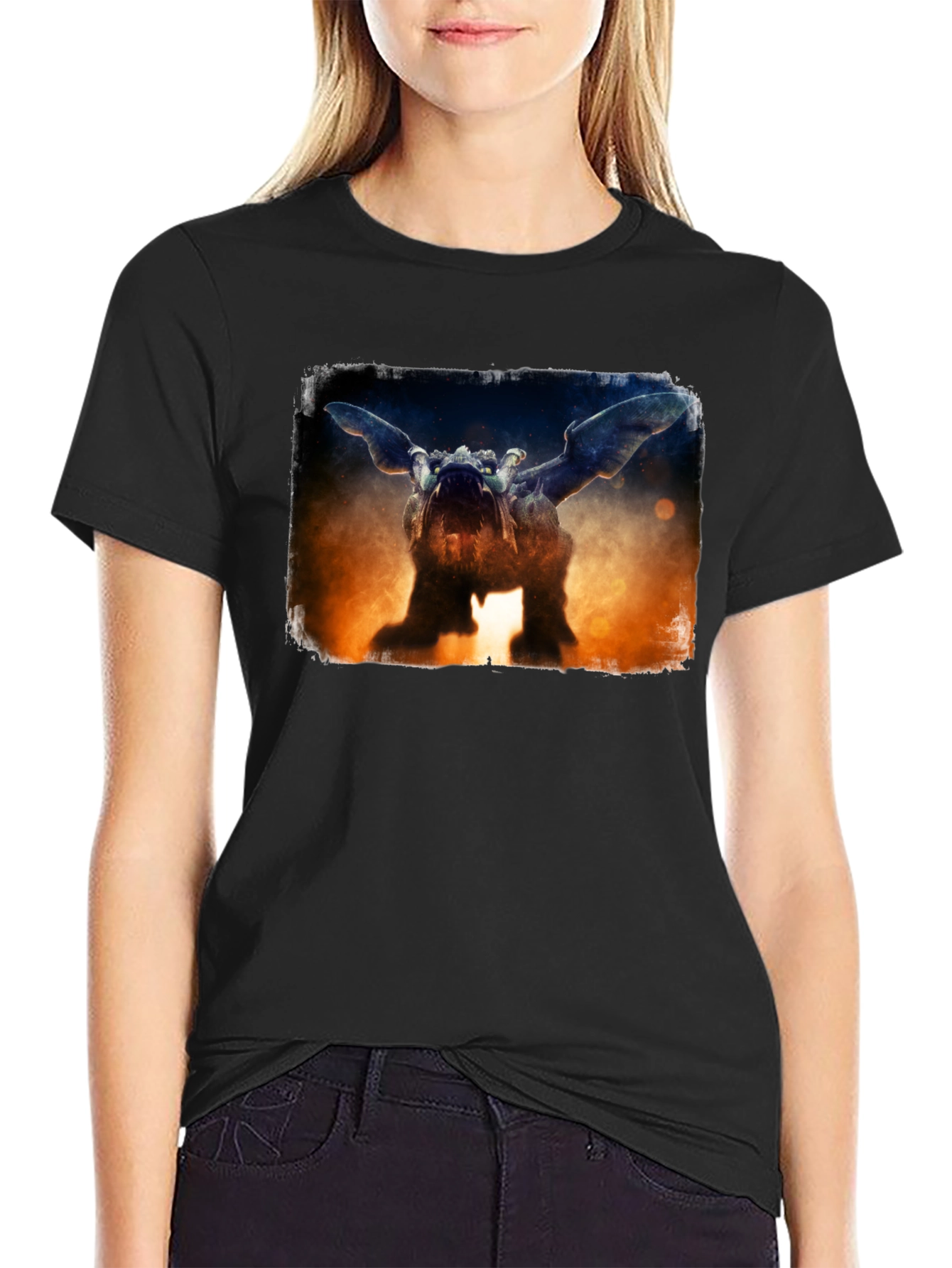 Gargoyle Graphic Black T-Shirt
