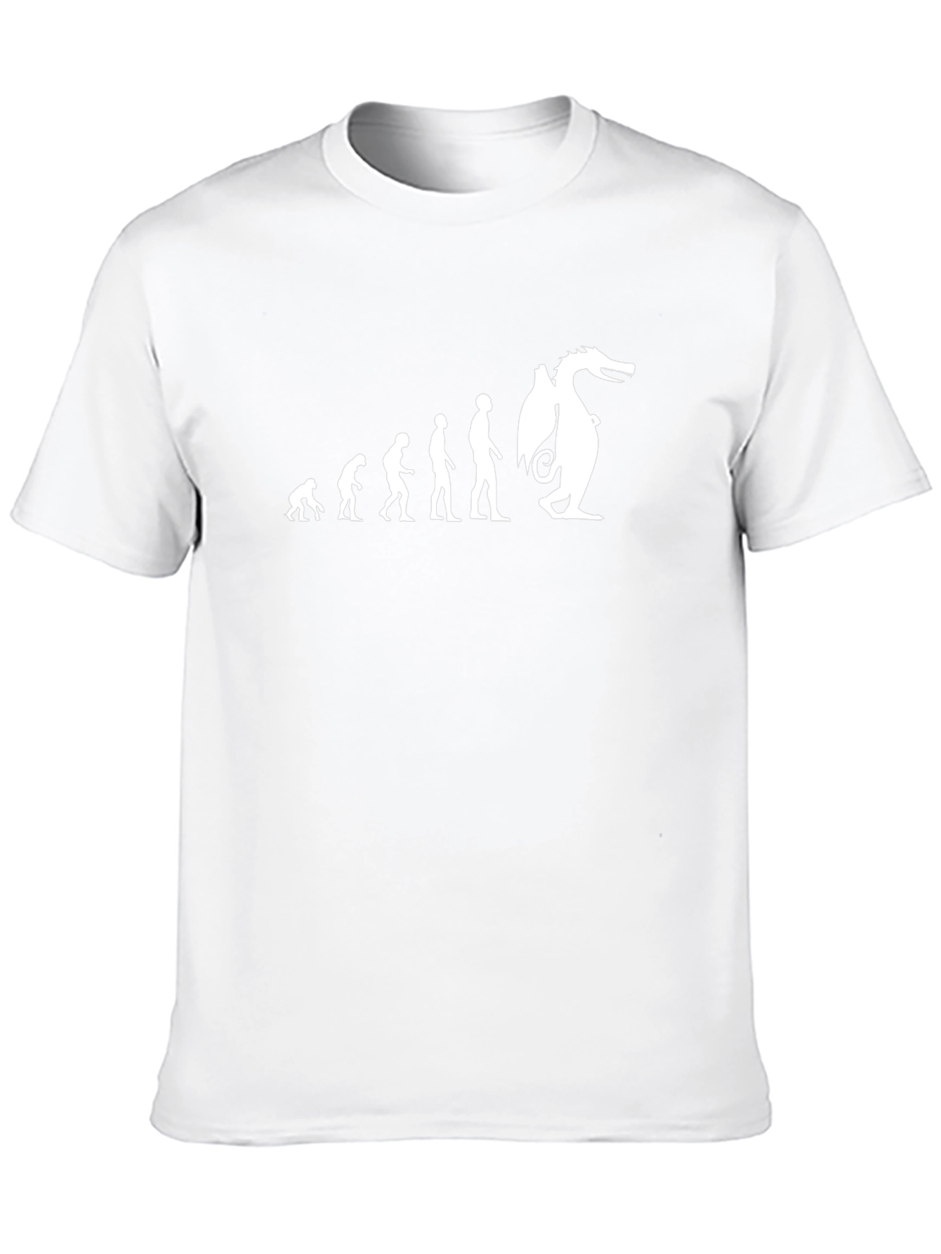 Evolution to Dragon Graphic Tee - Mens Black T-Shirt