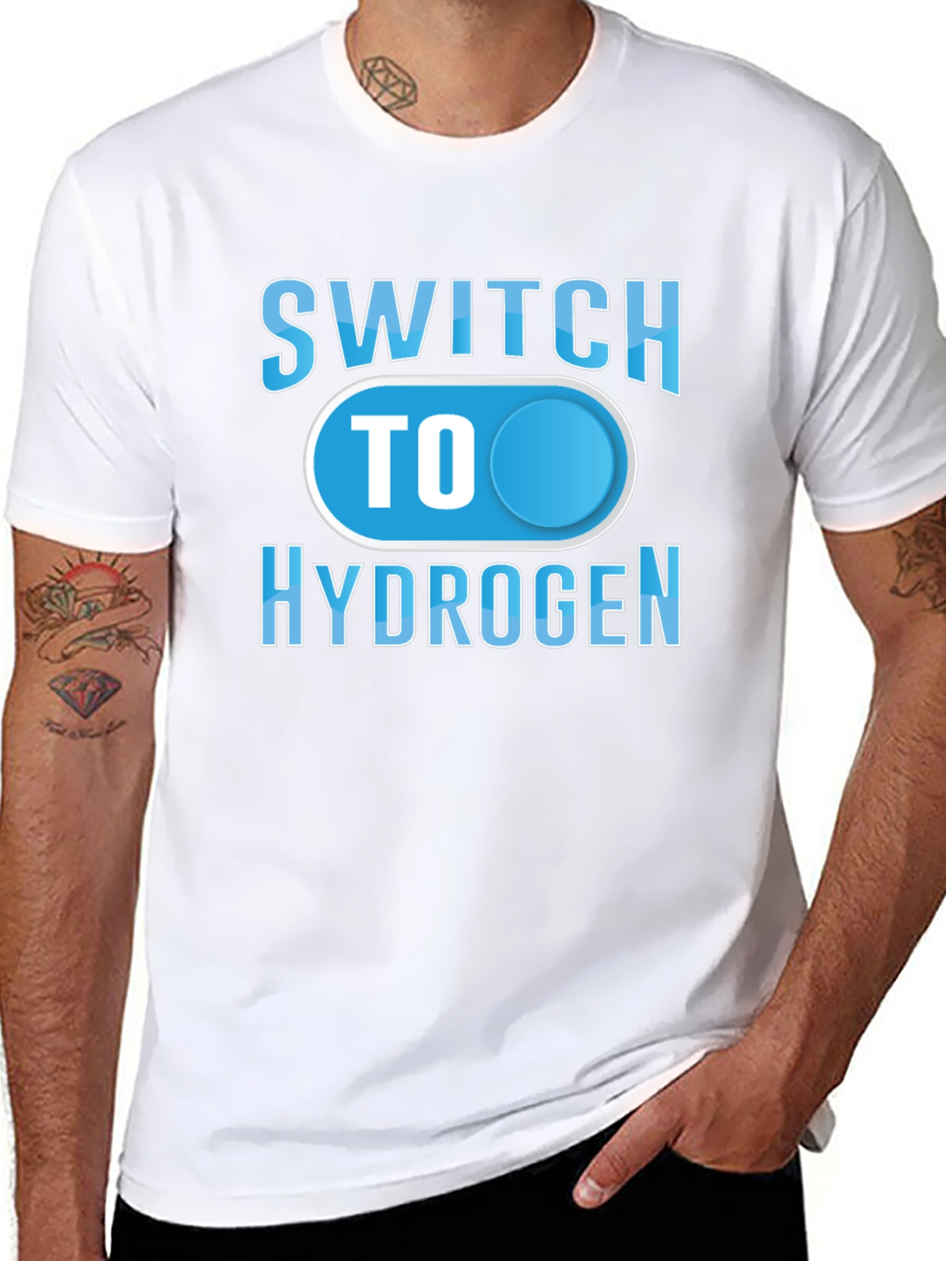 Switch to Hydrogen T-Shirt - Eco-Friendly Tee