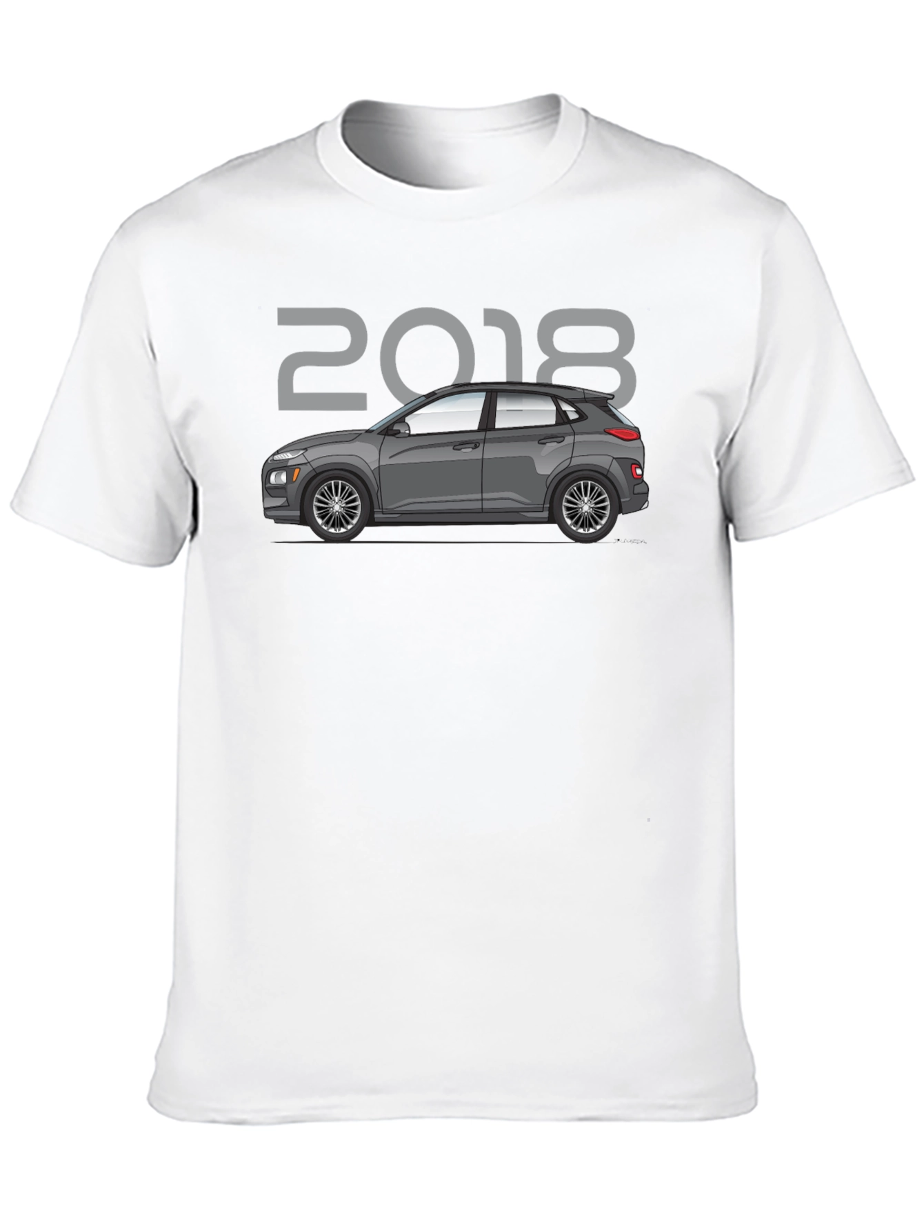 2018 Car Graphic Tee - Black Unisex T-Shirt