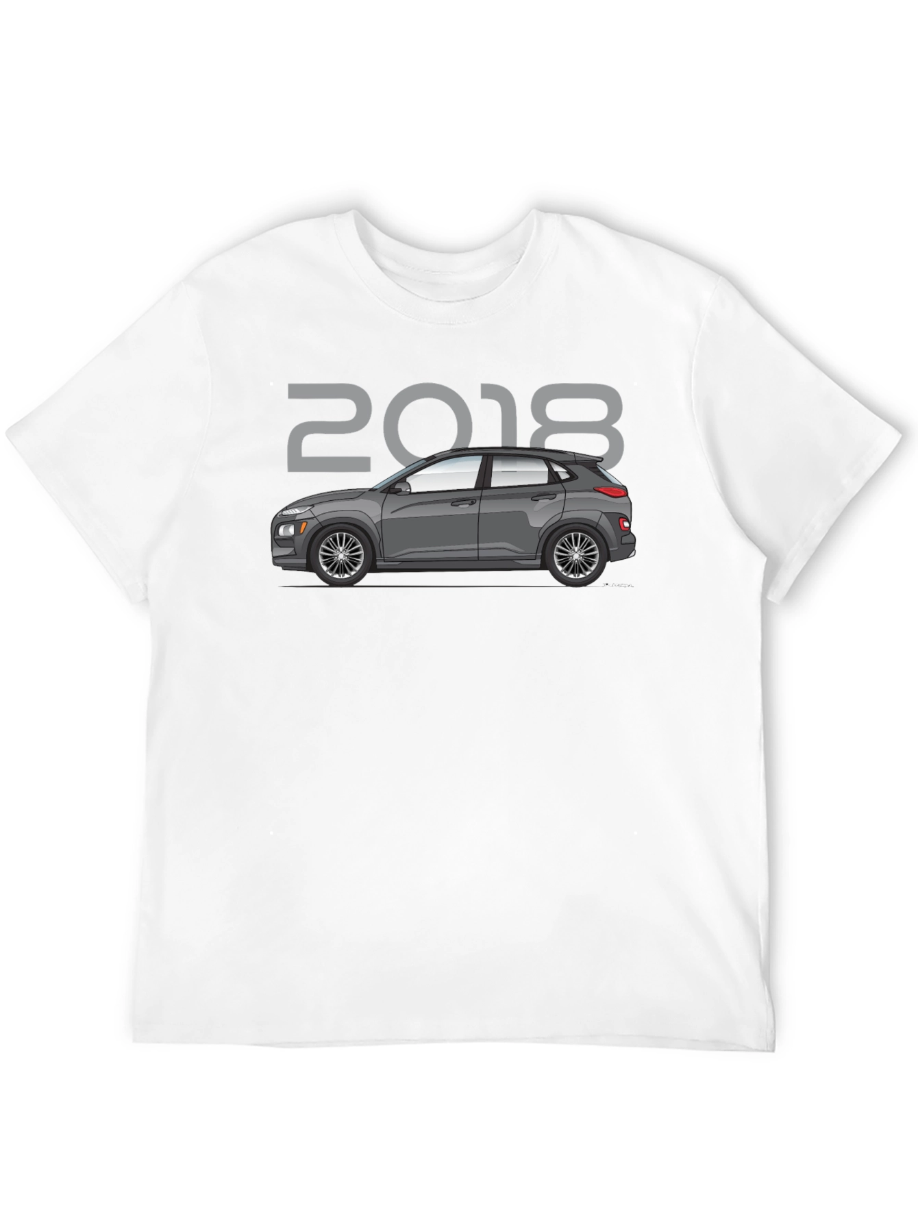 2018 Car Graphic Tee - Black Unisex T-Shirt