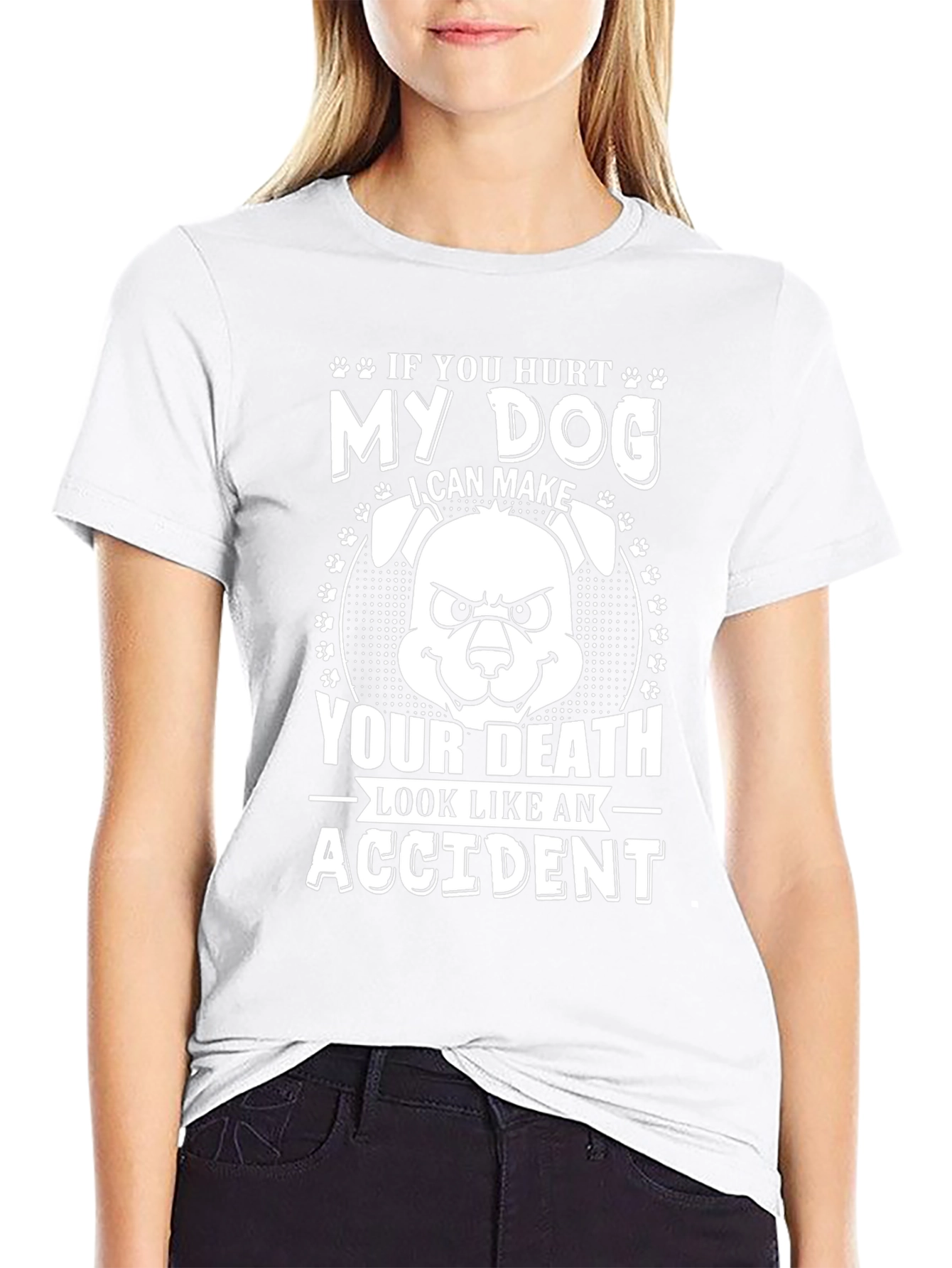 Dog Lover Tee: If You Hurt My Dog T-Shirt
