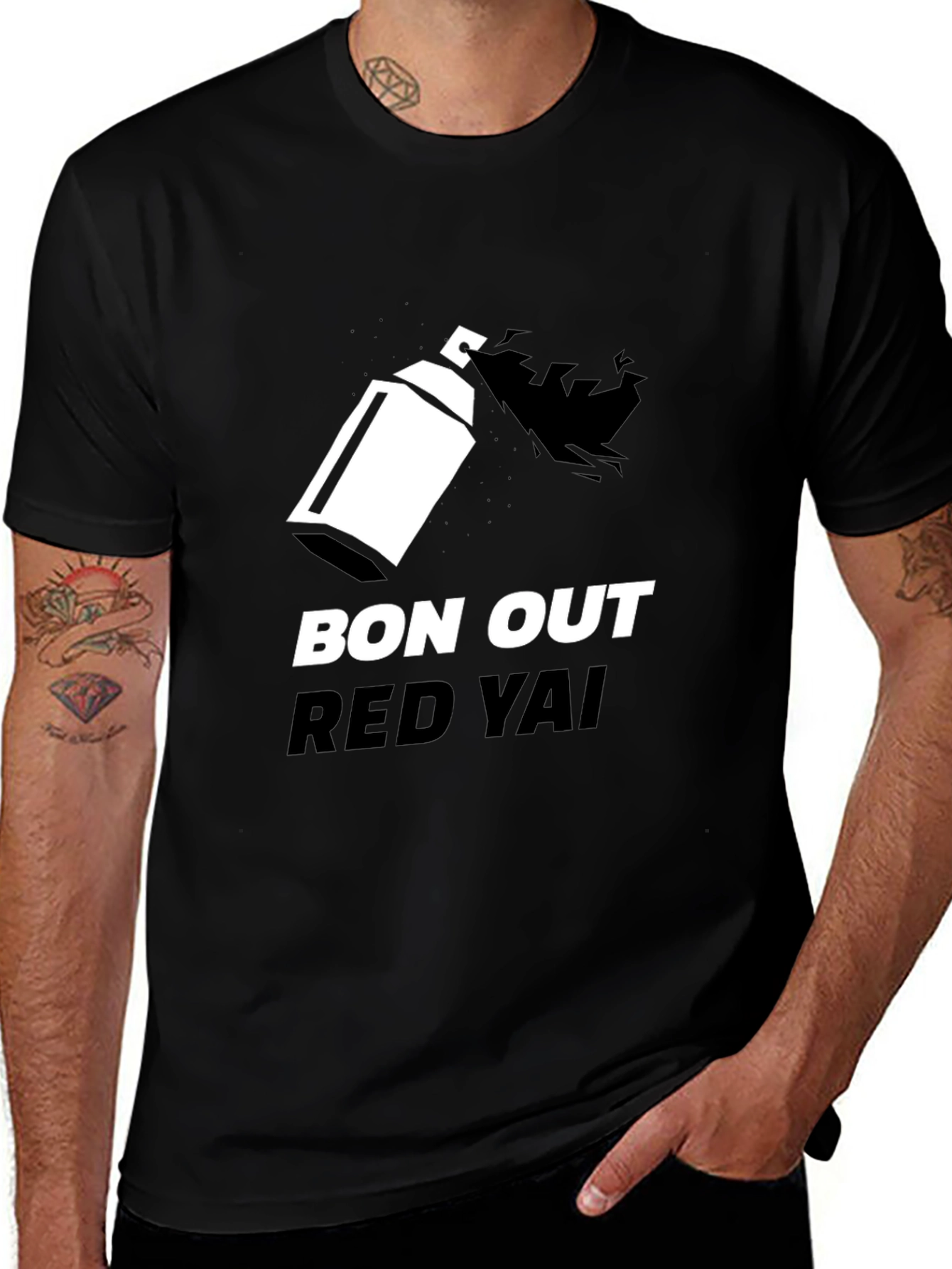 Bon Out Red Yai Graphic Tee