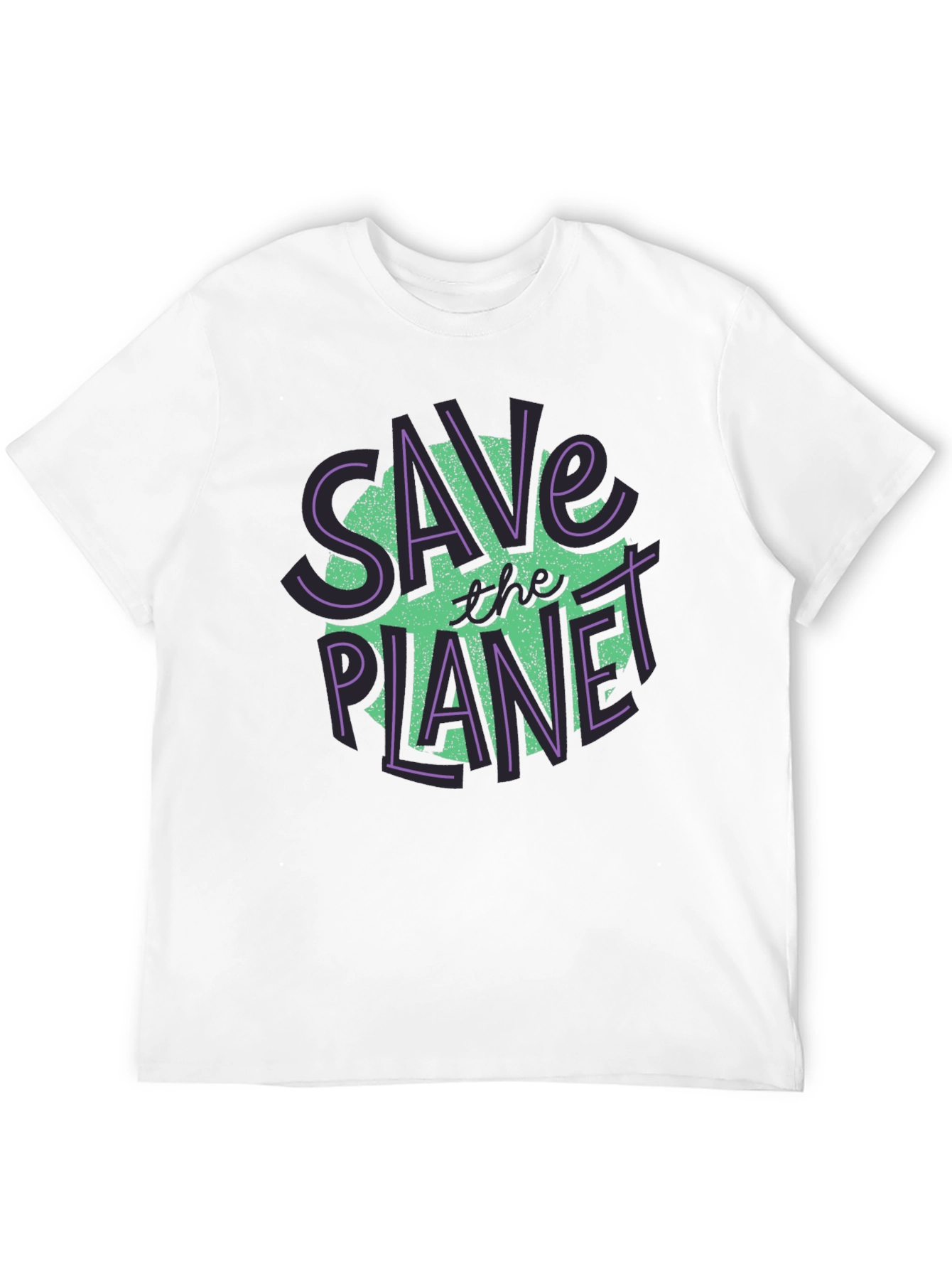 Save the Planet Graphic T-Shirt - Eco-Friendly Tee