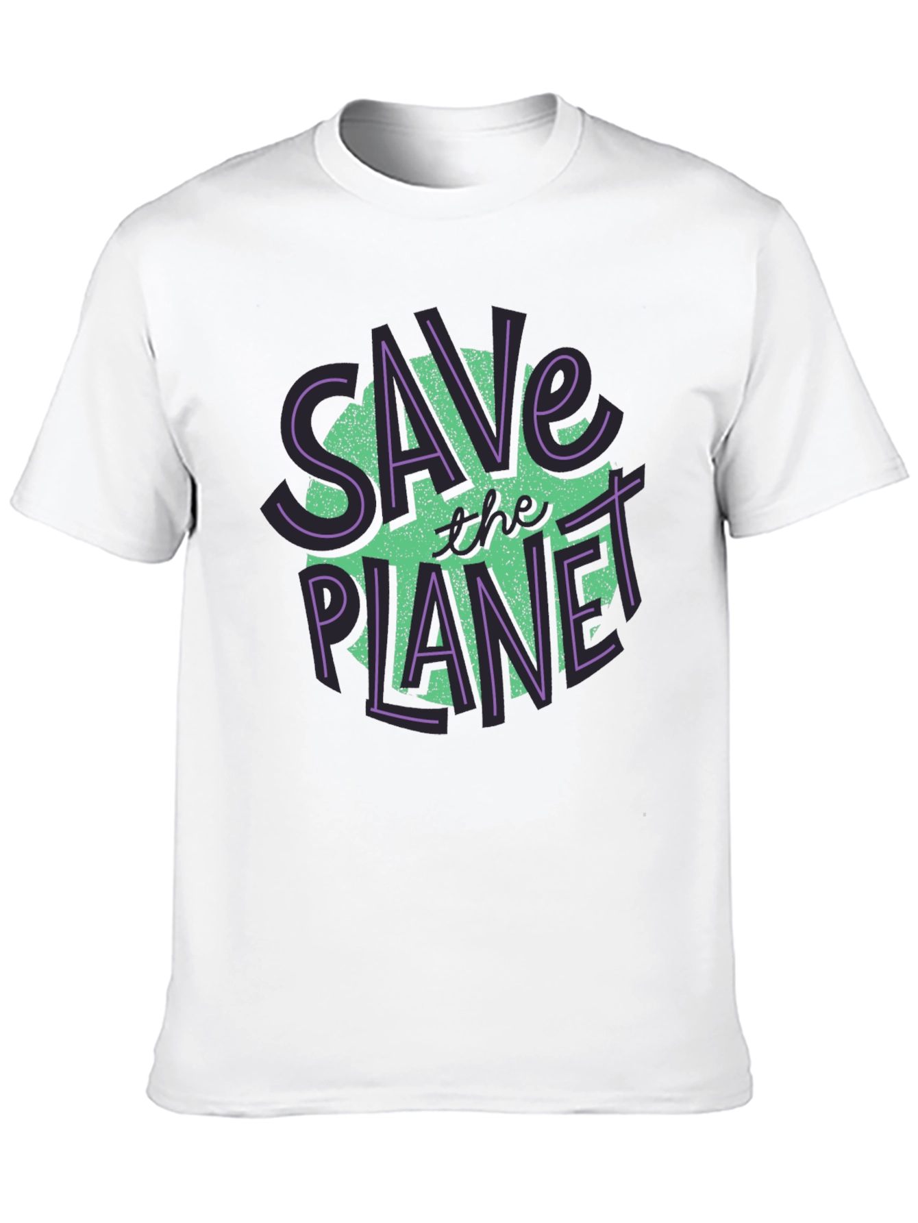 Save the Planet Graphic T-Shirt - Eco-Friendly Tee