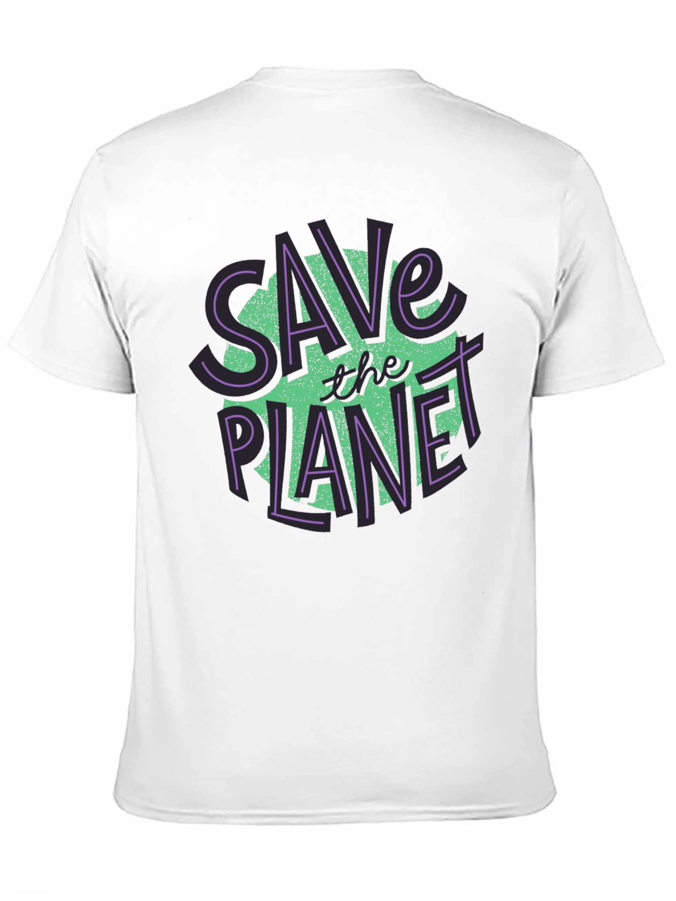 Save the Planet Graphic T-Shirt - Eco-Friendly Tee