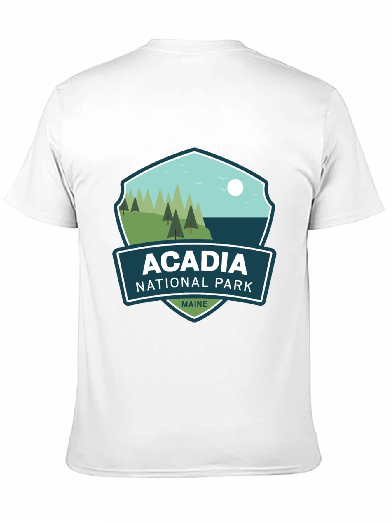 Acadia National Park Maine Black T-Shirt