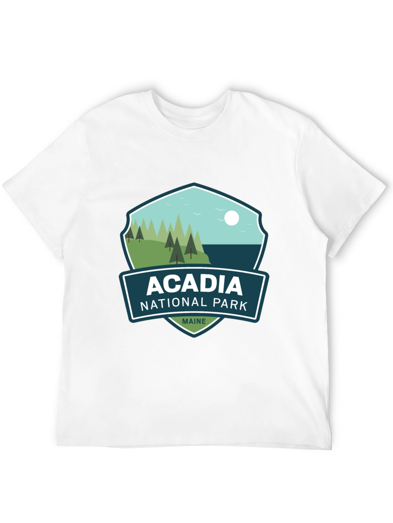 Acadia National Park Maine Black T-Shirt