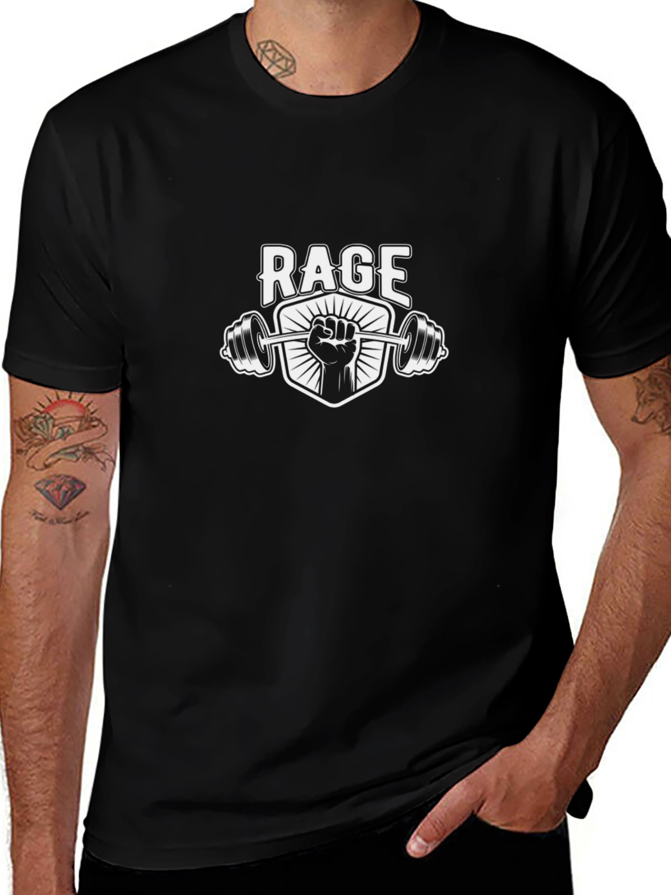 Rage Workout T-Shirt - Black