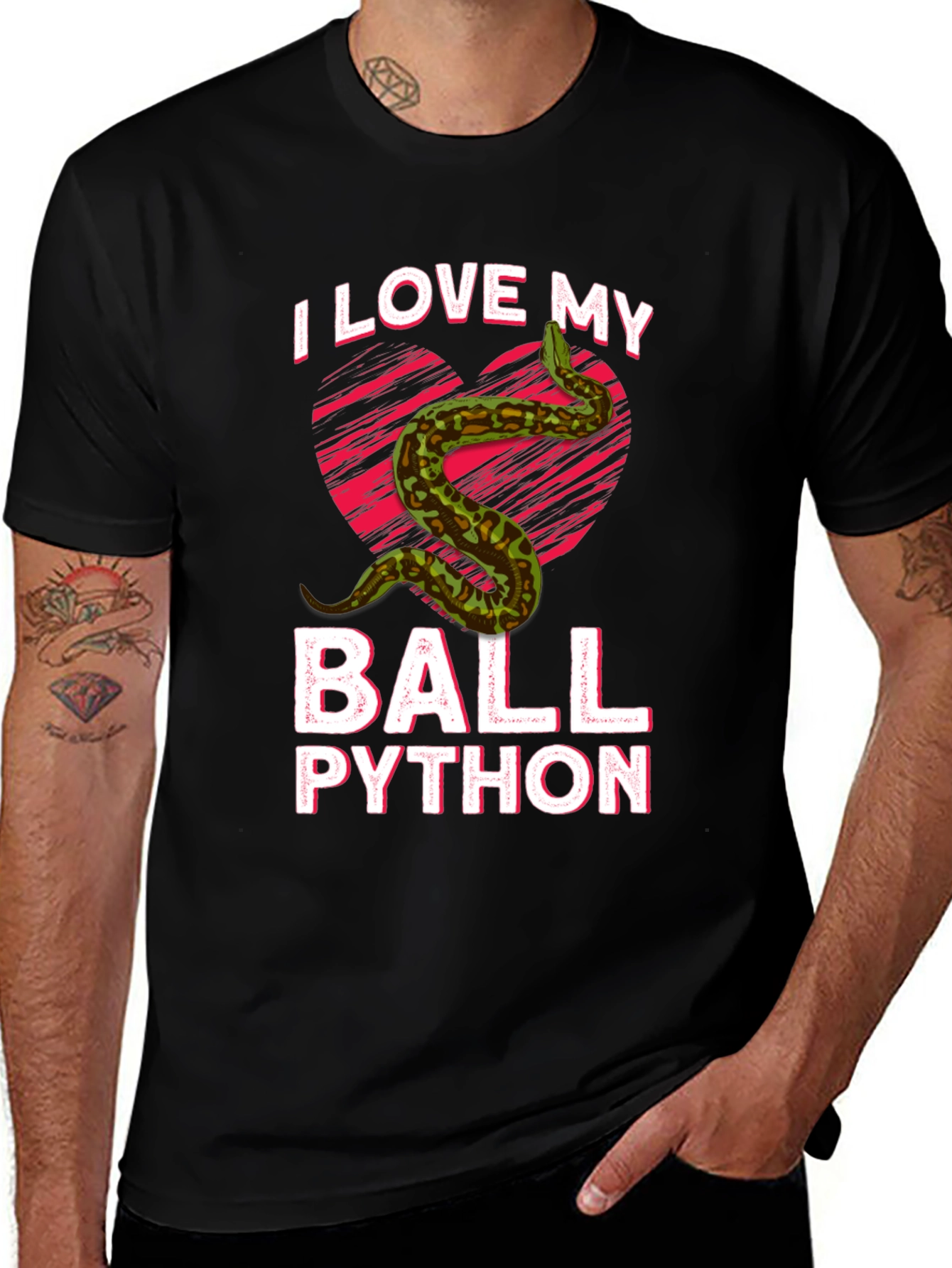 I Love My Ball Python T-Shirt