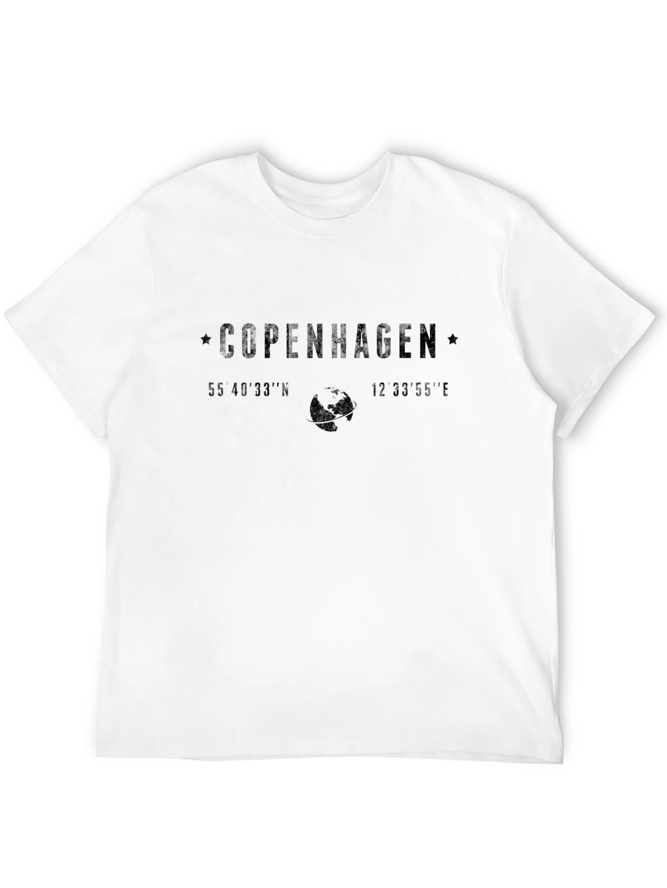 Copenhagen Coordinates Graphic Tee