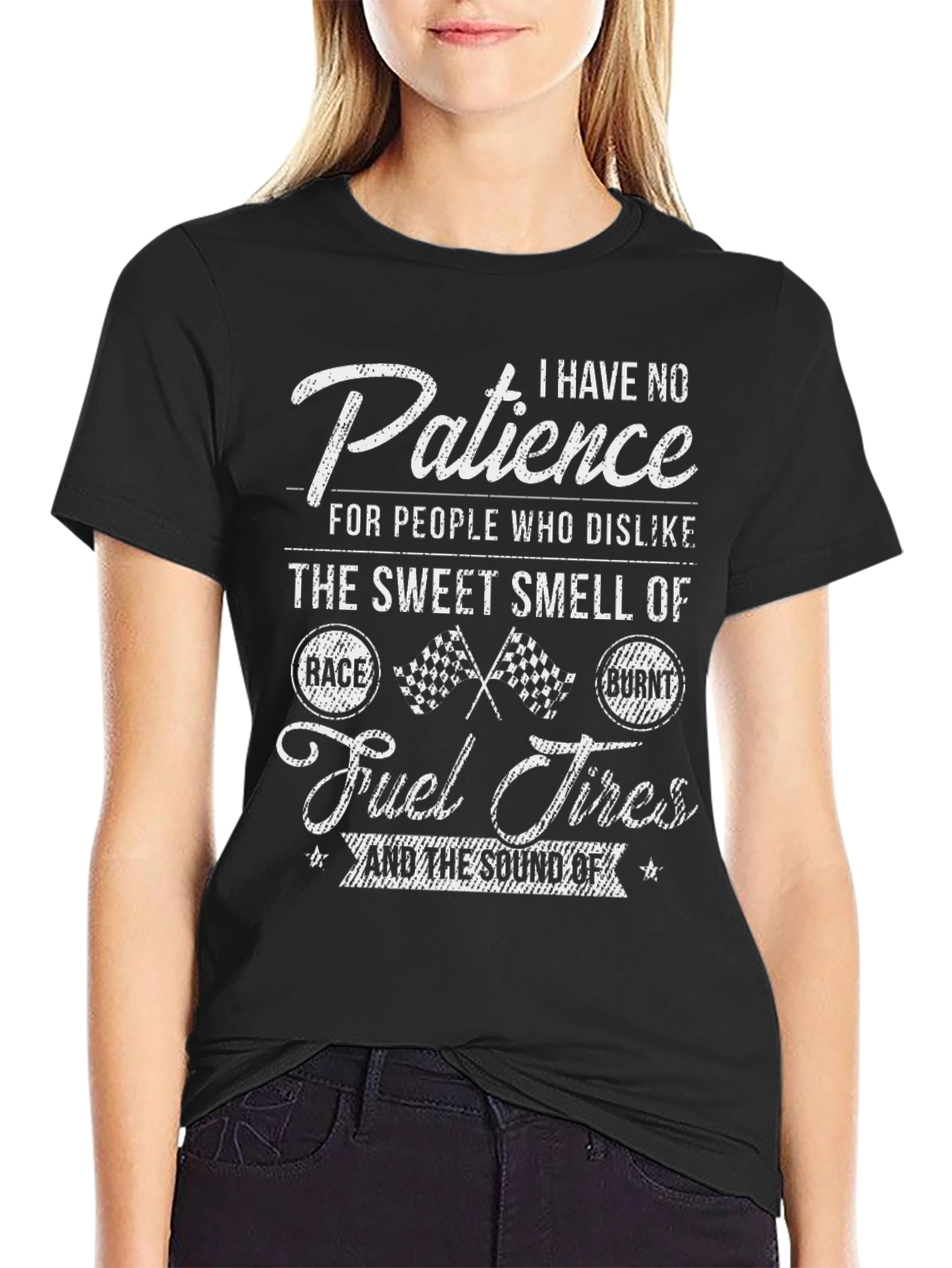 Racing Fan T-Shirt - No Patience for Dislikers