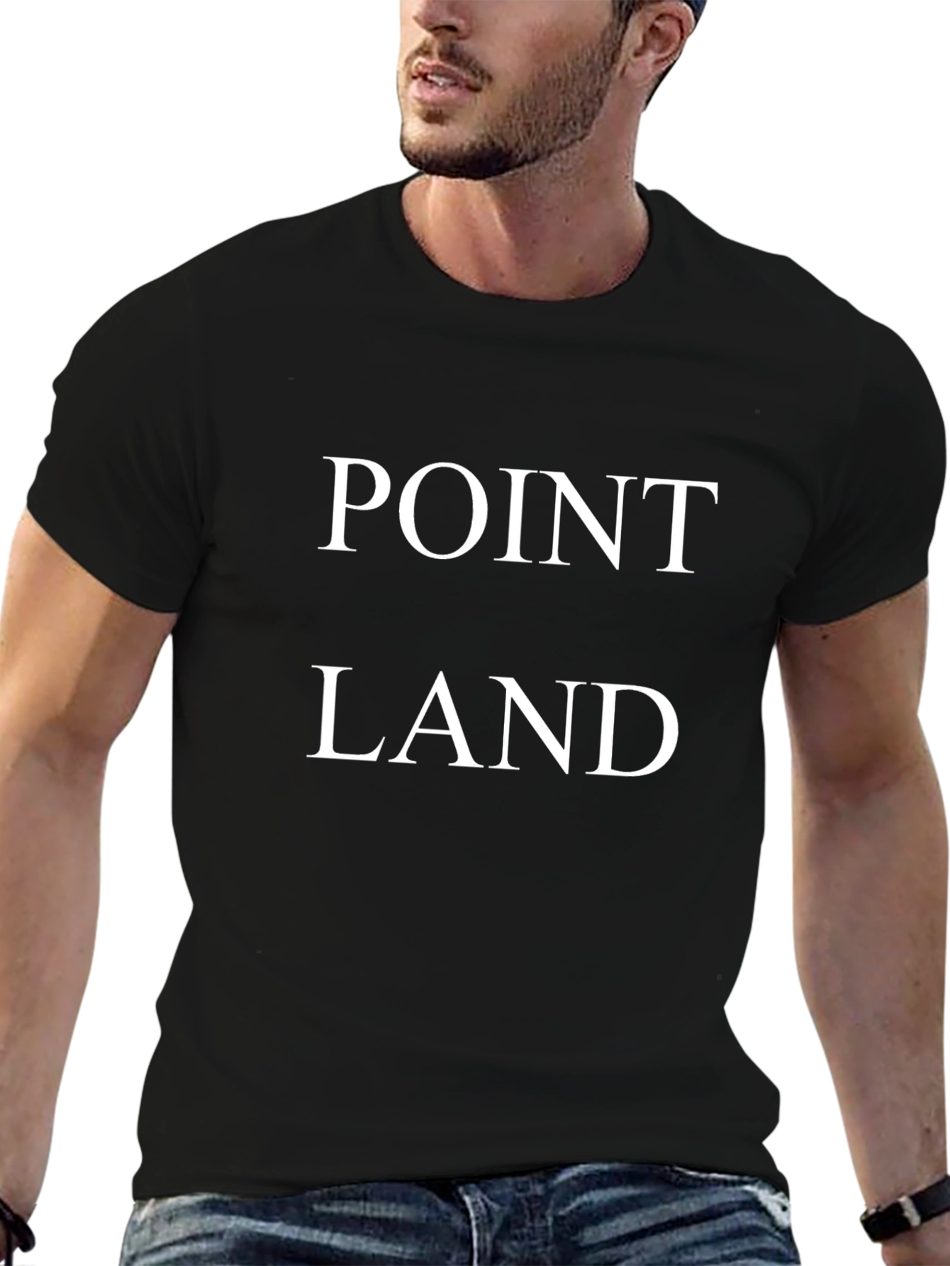 Point Land Graphic Tee - Classic Comfort