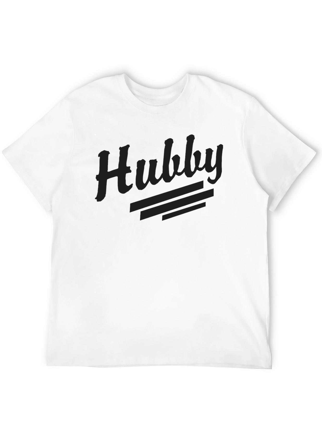 Mens Hubby Graphic T-Shirt - Black