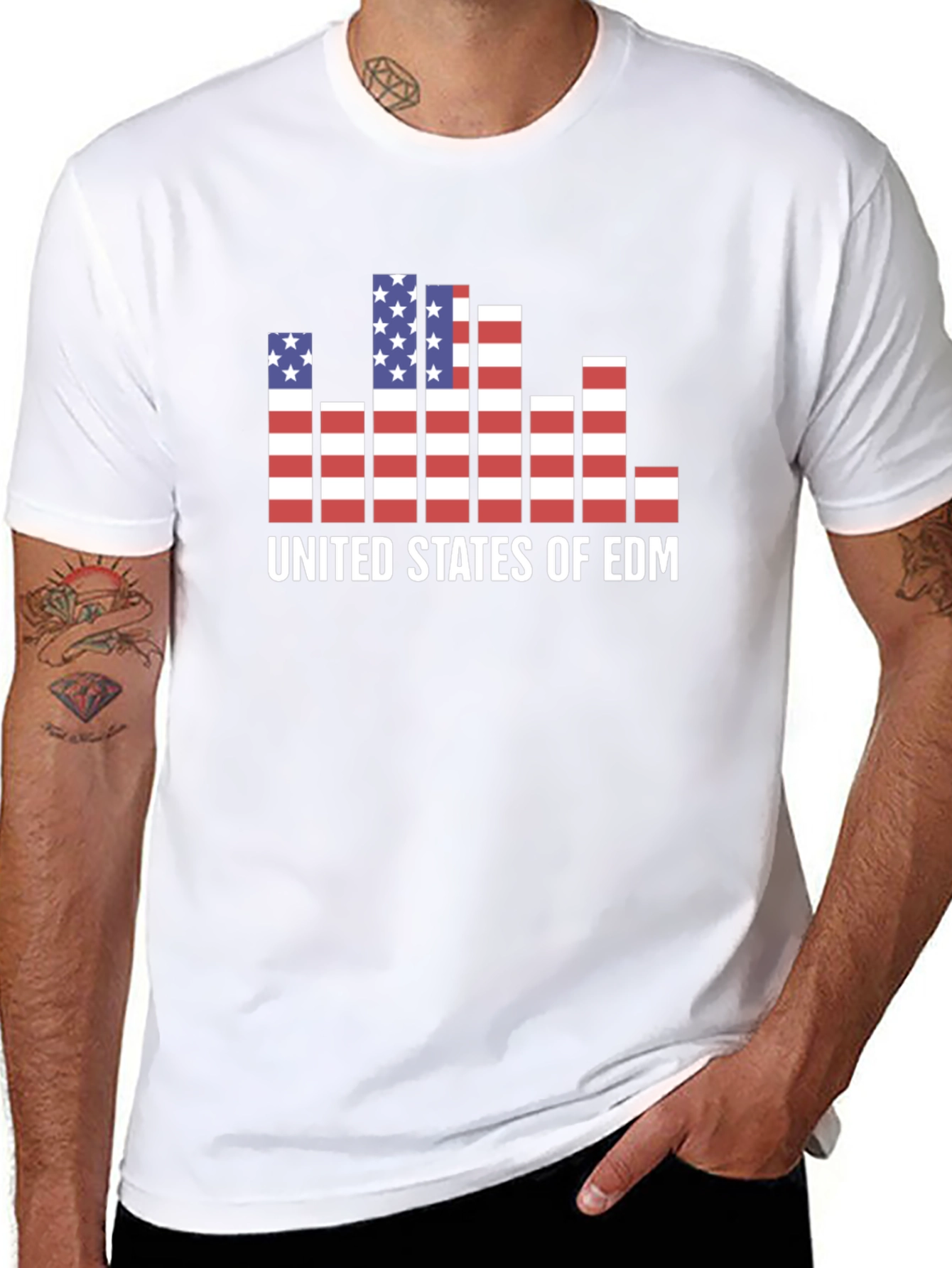 United States of EDM T-Shirt - Music Lover Tee