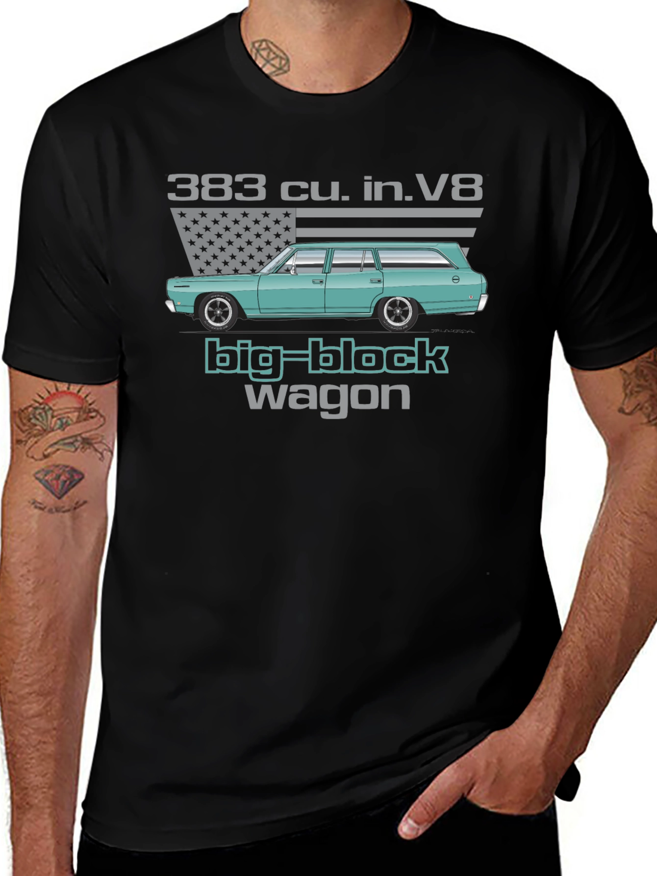 383 Big Block Wagon T-Shirt