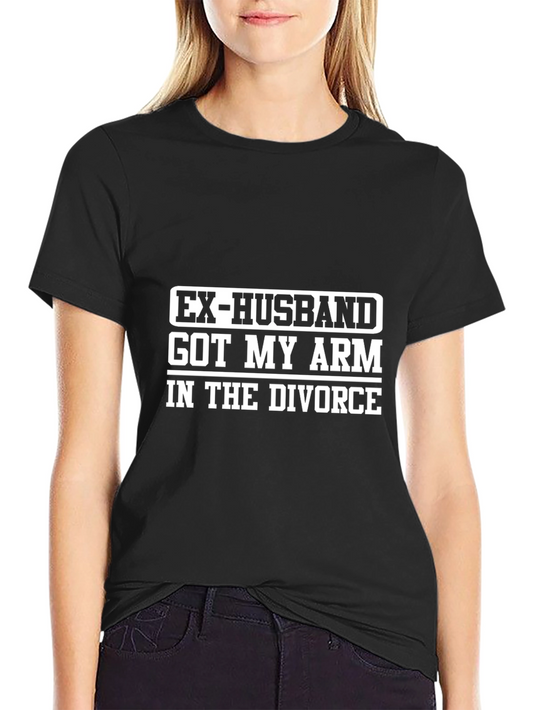 Humorous Ex-Husband Divorce T-Shirt