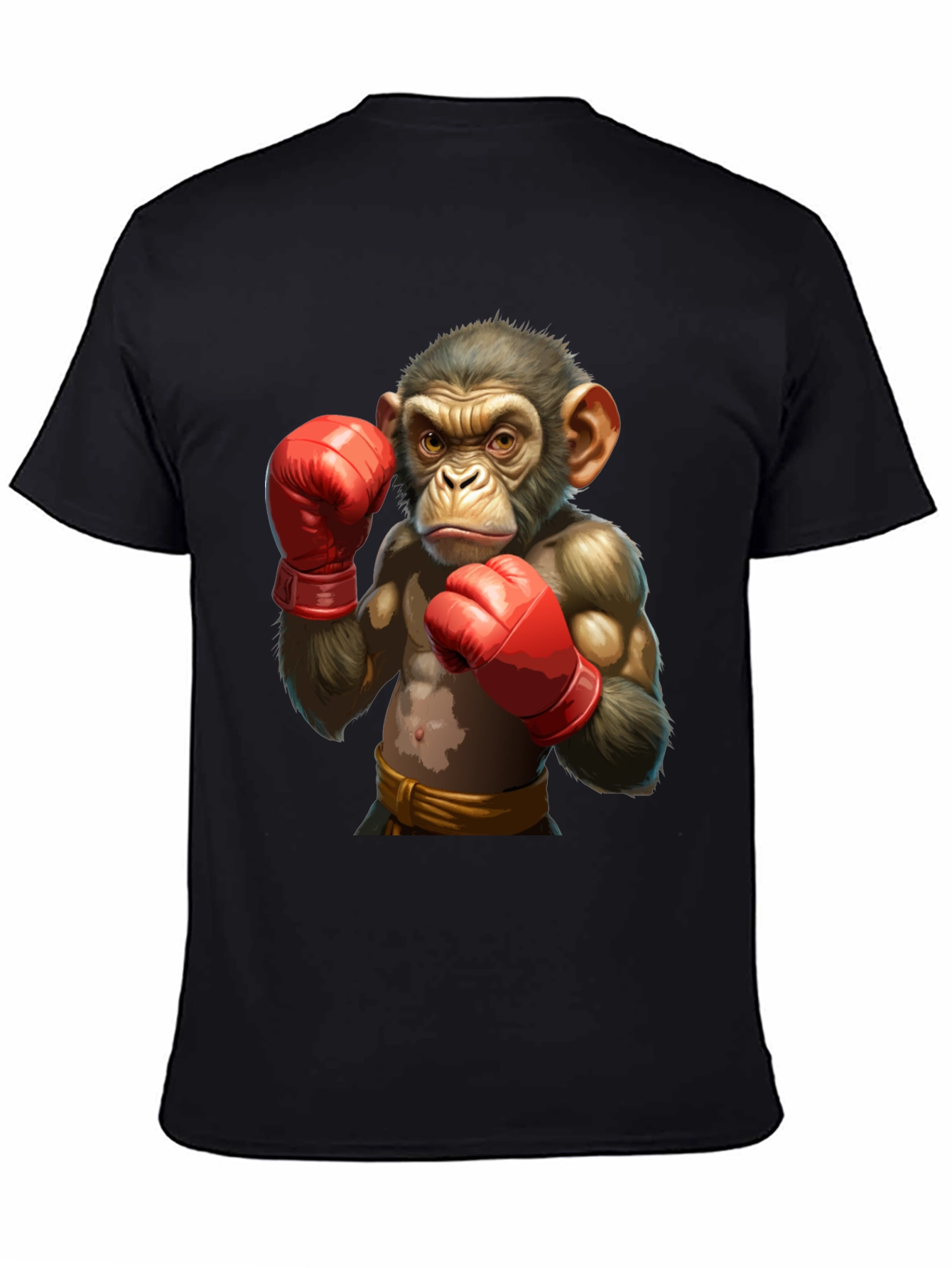 Boxing Monkey Graphic T-Shirt