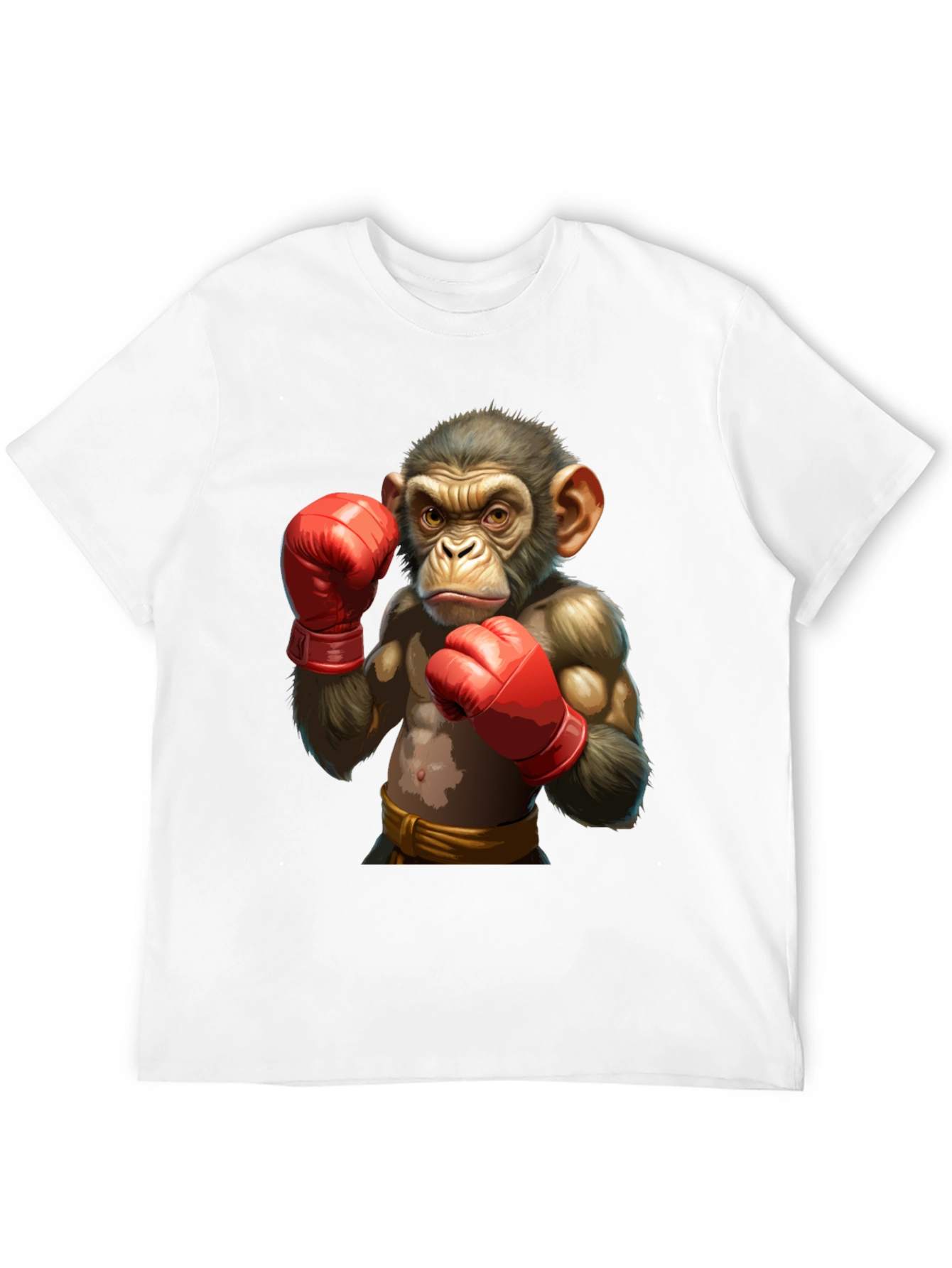 Boxing Monkey Graphic T-Shirt