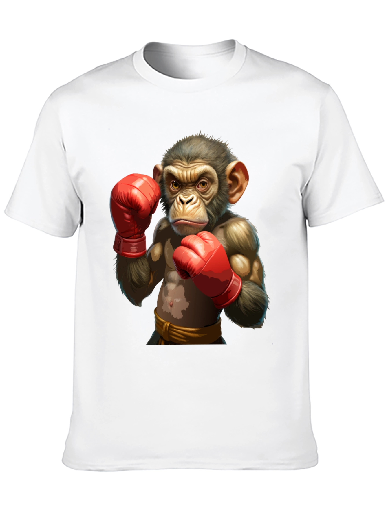 Boxing Monkey Graphic T-Shirt