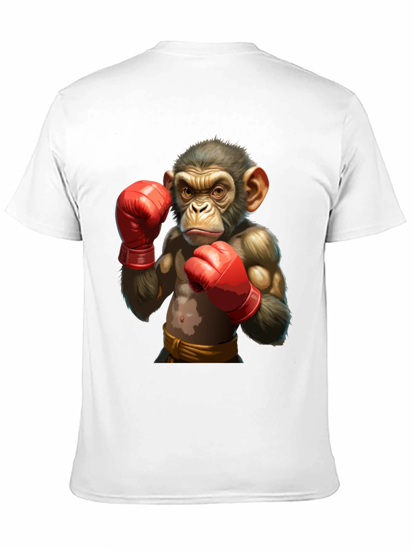 Boxing Monkey Graphic T-Shirt